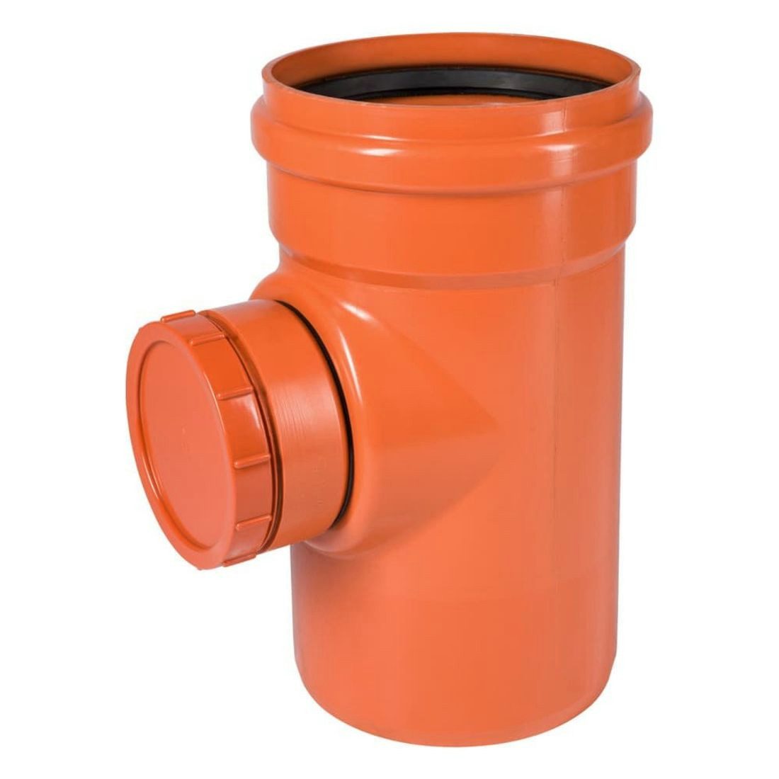 KLASEBO® Reinigungsrohr KGRE Reinigungsrohr DN/OD 250 mit runden Deckel