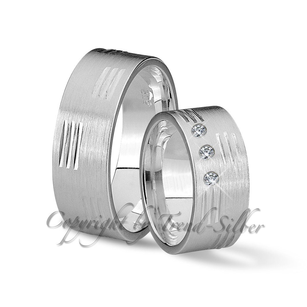 Trauringe123 Trauring Hochzeitsringe Trauringe Partnerringe 925er Silber mi günstig online kaufen