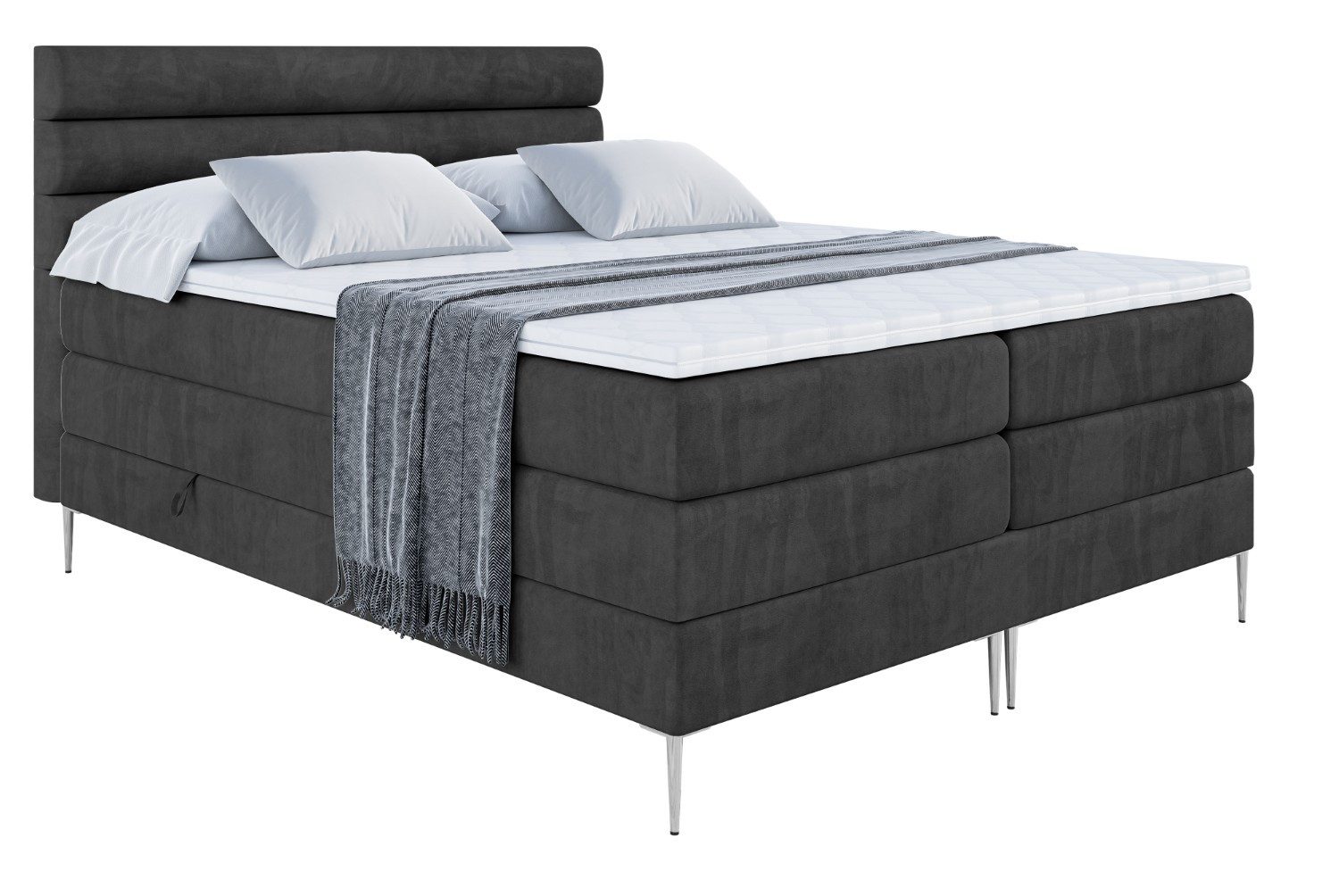 ALTDECOR Boxspringbett CELESTIA-F KING (Multipocket-Matratze H4, günstig online kaufen