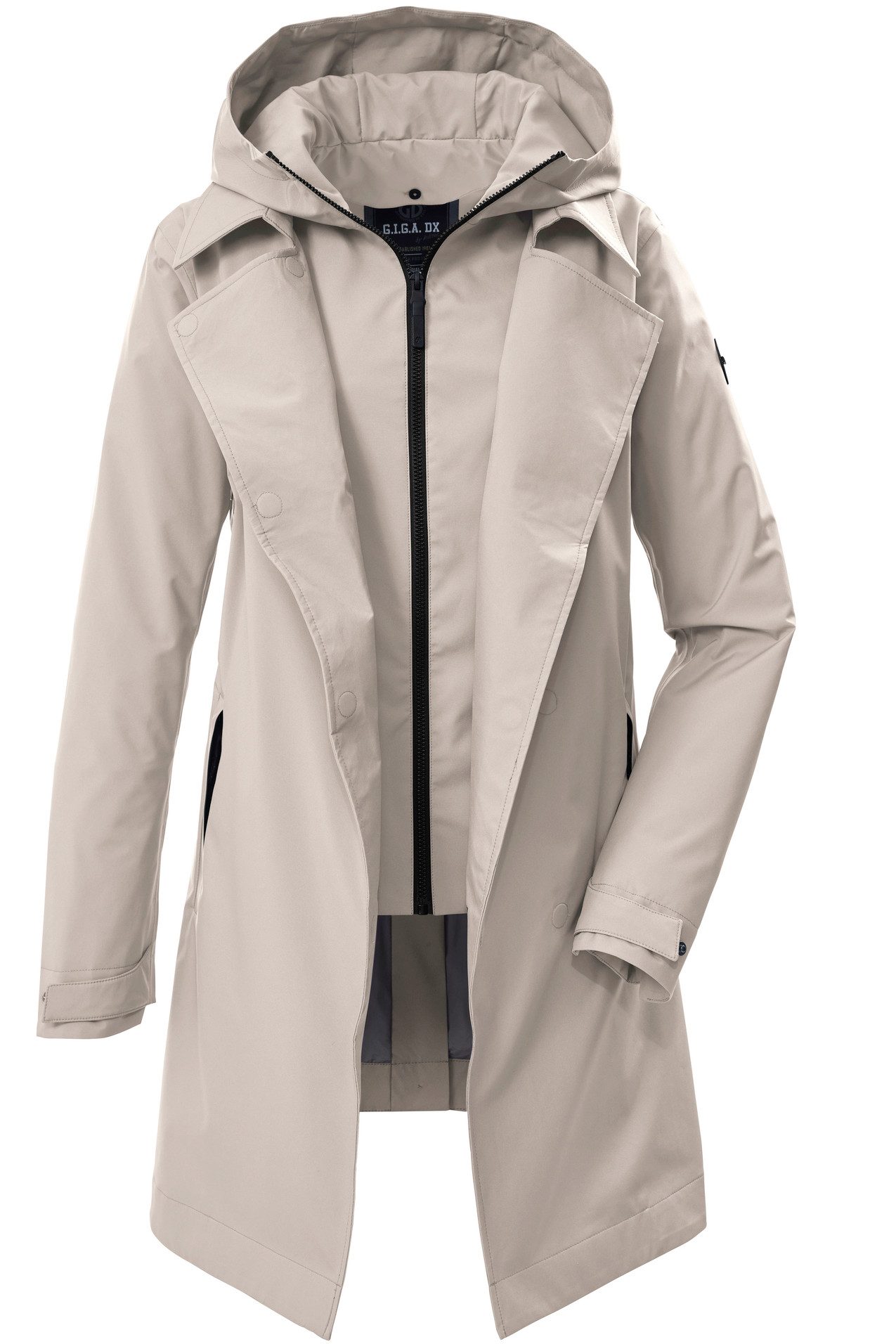 Giga.dx Funktionsparka GS 82 WMN PRK CS Trenchcoat, Outdoorjacke mit abknöp günstig online kaufen