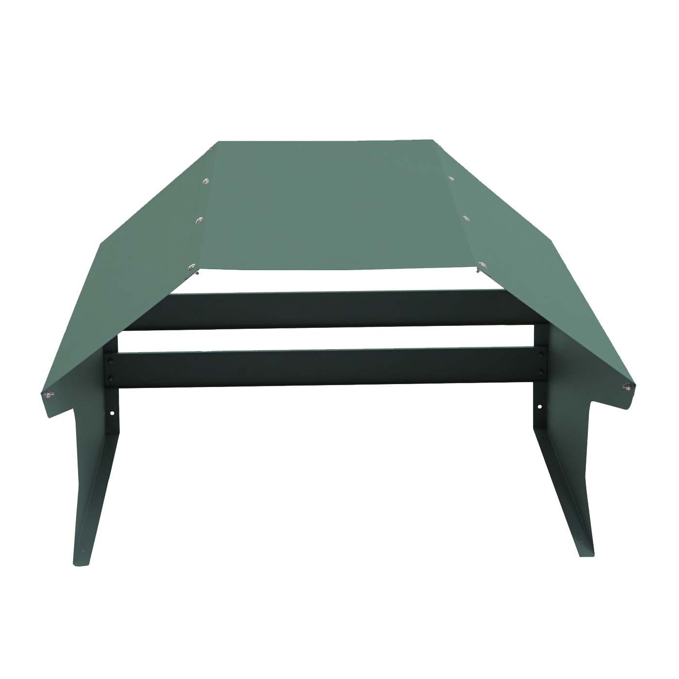 PROREGAL® Mähroboter-Garage Unterstand für Rasenmäher Mähport HxBXT 41x60x70cm Metall, BxTxH: 60x70x41 cm
