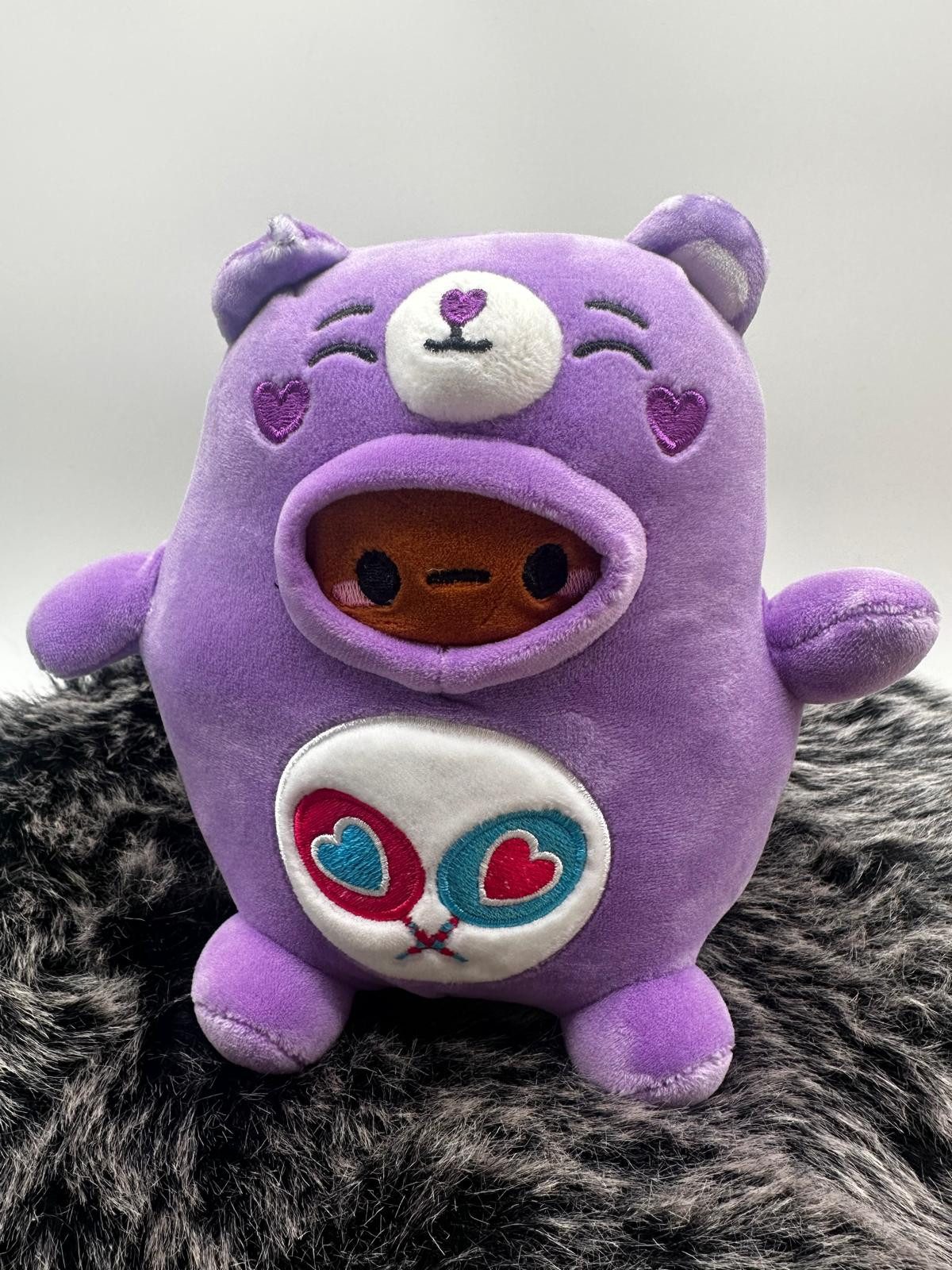 Kawaii Kuscheltier Kawaii Glücksbärchi Kuscheltier Figur Plüsch 17 Plüsch Teile gern lila (1-St), Glücksbärchi Plüschtier Kuscheltier Figur Plüschtier