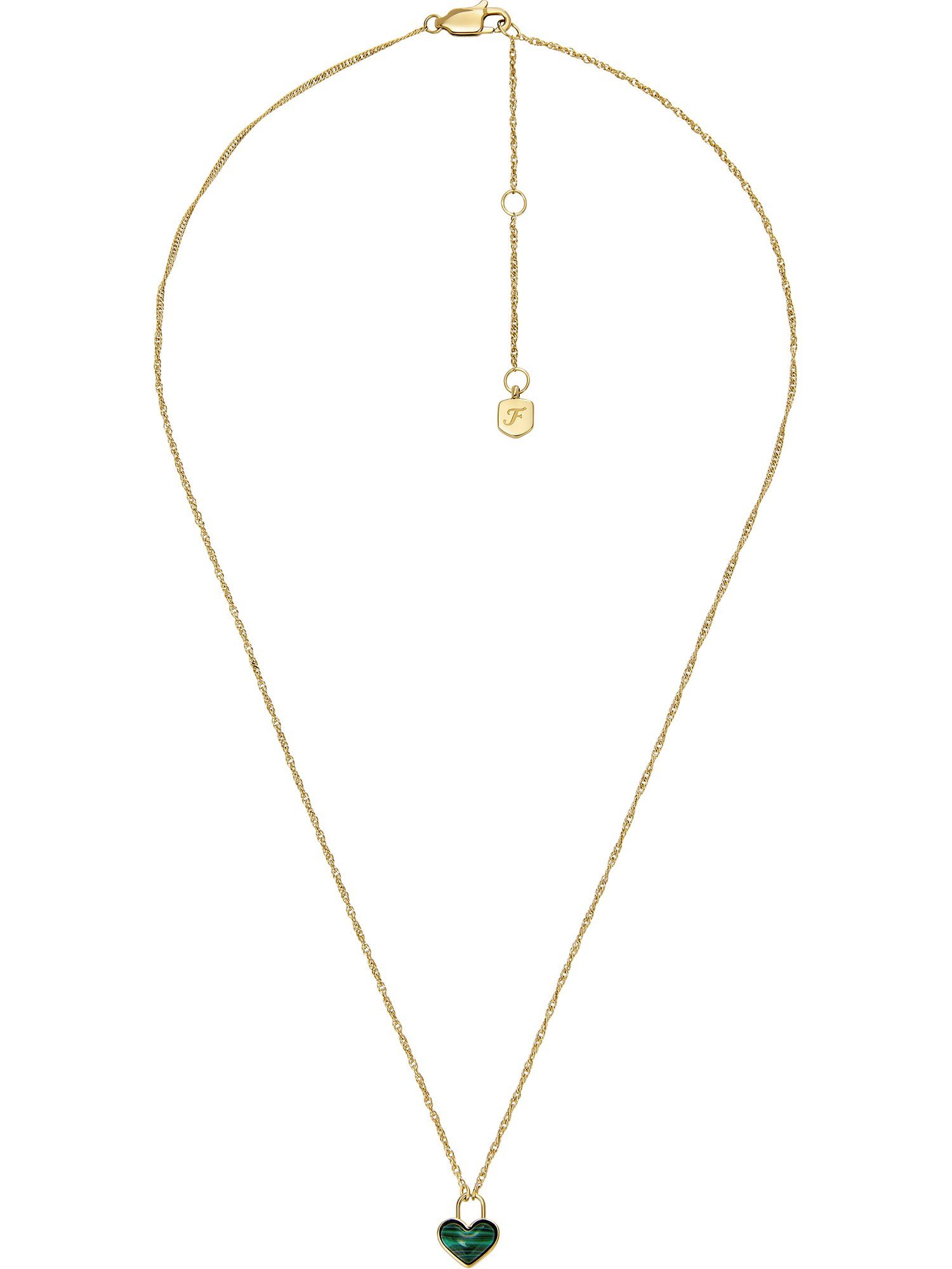 Fossil Collier Fossil Damen-Kette Edelst... Fossil Collier Fossil Damen-Kette Edelst...