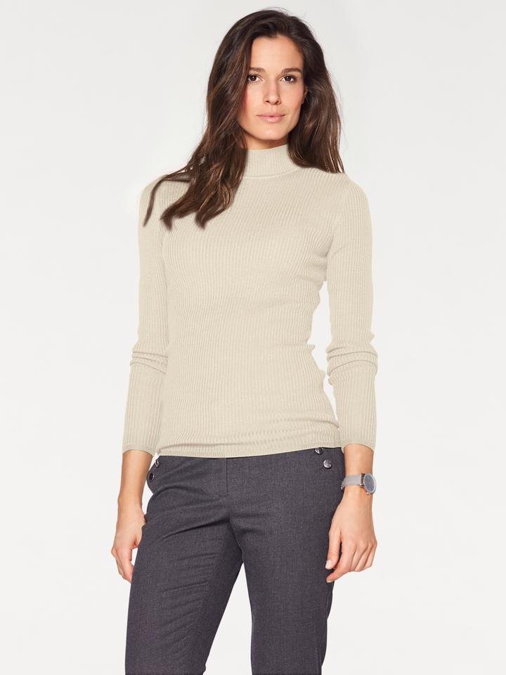 heine TIMELESS Stehkragenpullover mit Seide heine TIMELESS Stehkragenpullover mit Seide