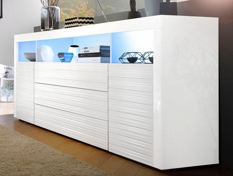 Borchardt Möbel Sideboard, Breite 200 cm, Maße (B/T/H): 200/35/72