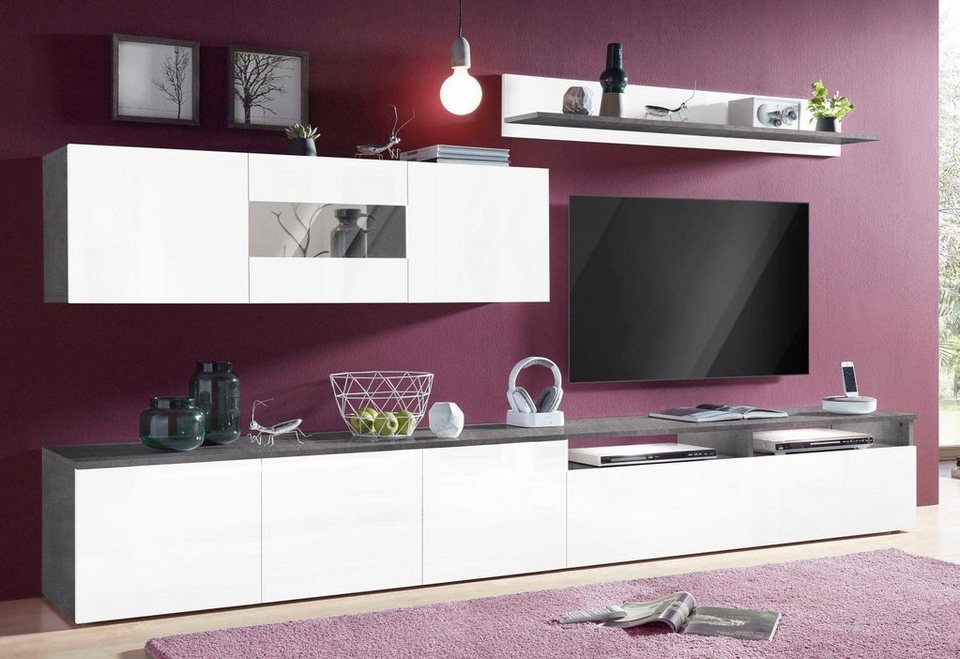 wohnwnde hochglanz, wohnwnde hochglanz. wohnwand hochglanz wei grau simple. diese schne, Design ideen
