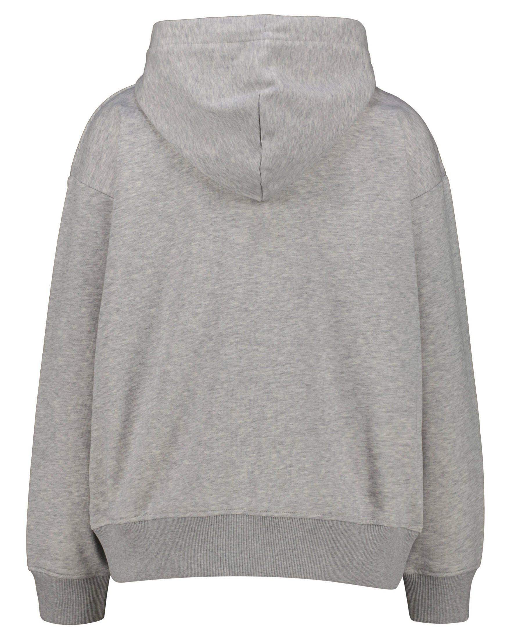 Damen Sweatjacke SHIELD Gant HOODIE (13) Sweatjacke (1-tlg) grau ZIP