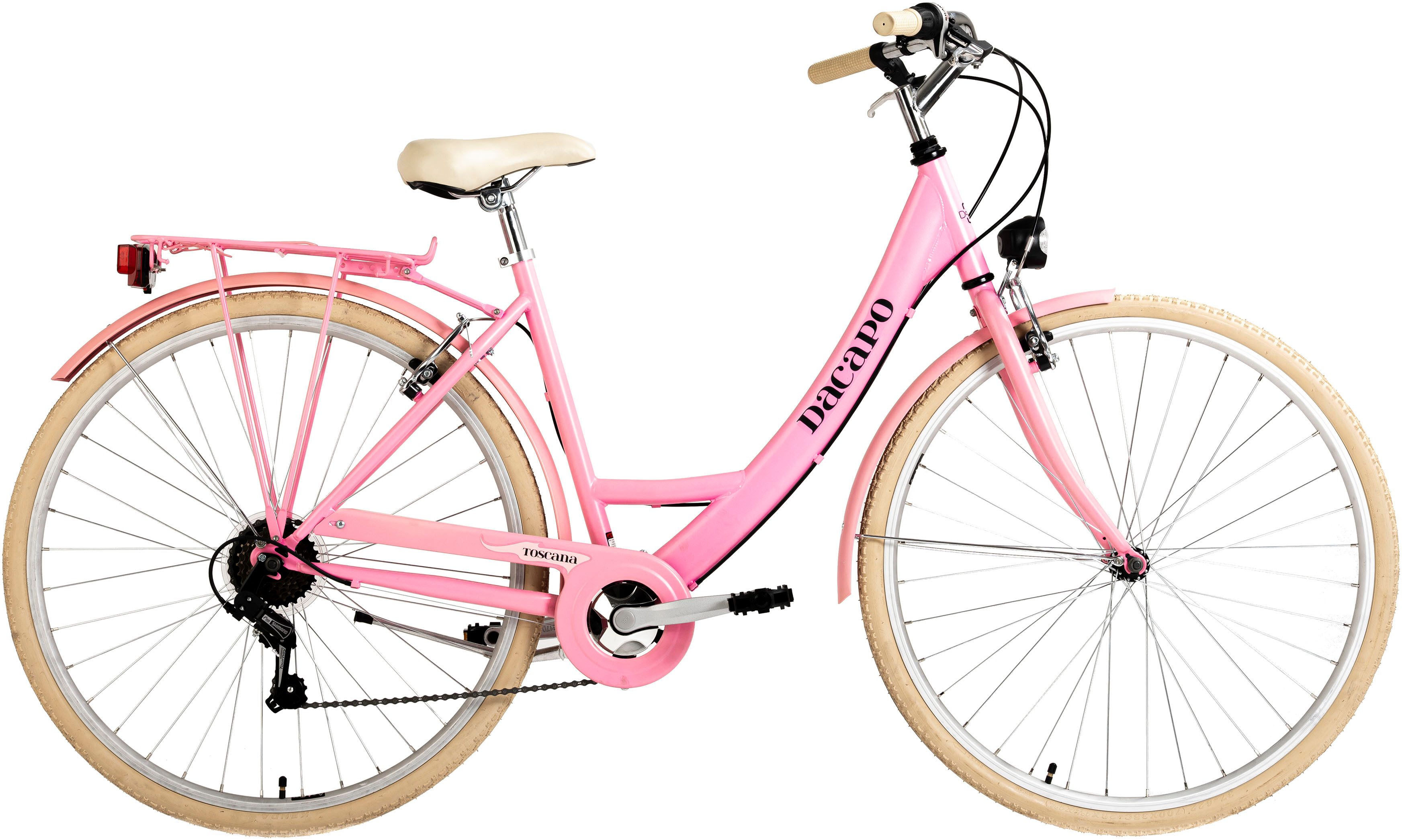 Dacapo city bike Toscana, 6 gears, derailleur gears