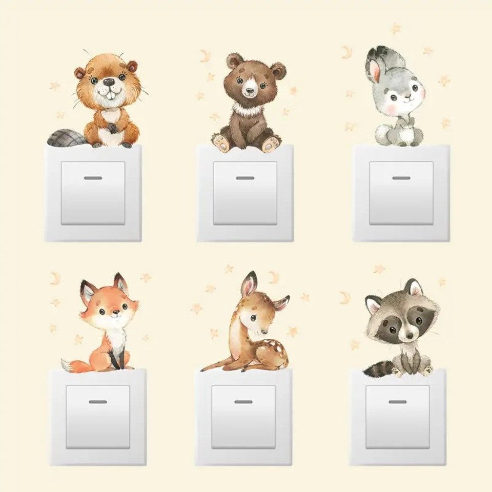 Montegoni Wandtattoo Eichhörnchen & Hase Wandsticker – Tierdeko für Kinderz günstig online kaufen