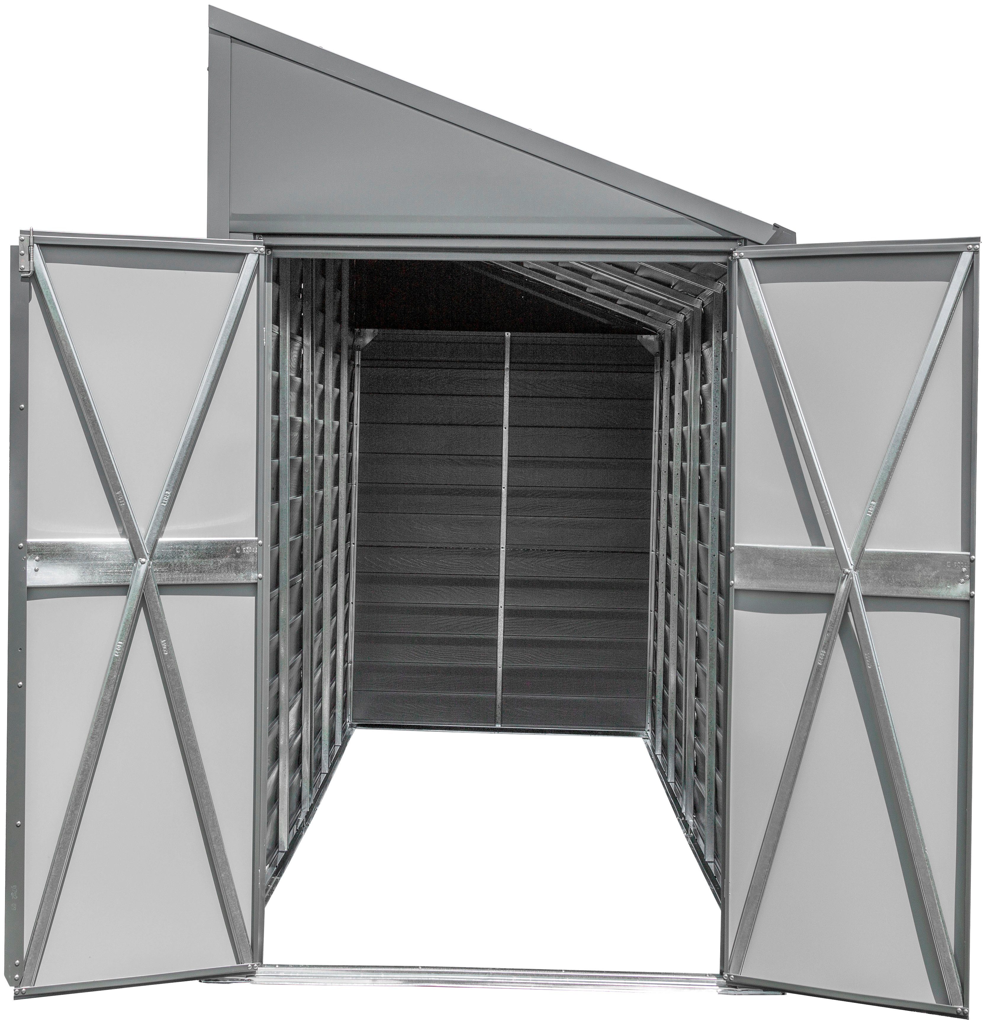 SPACEMAKER Gerätehaus, BxT: 295x124 cm, Metall