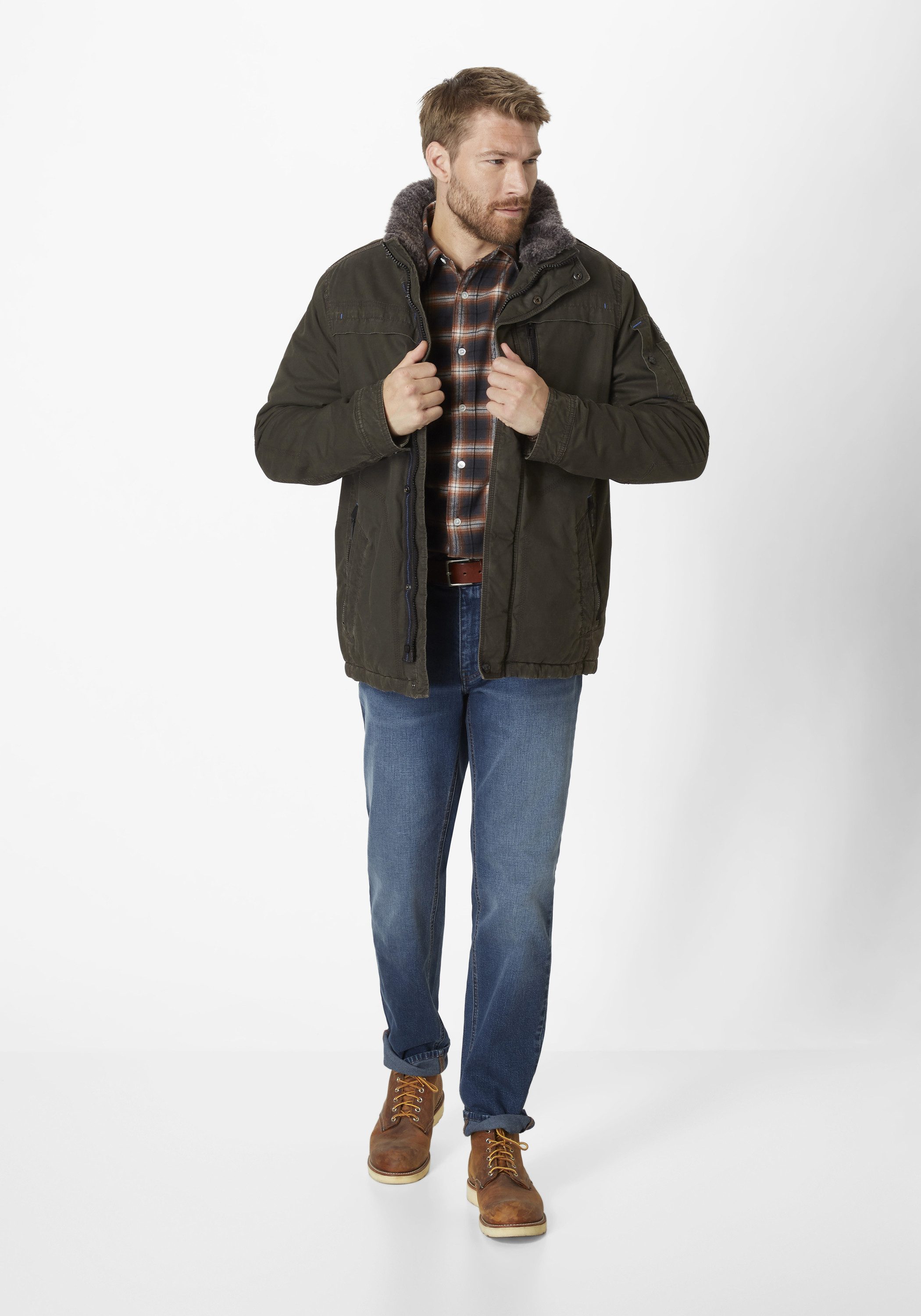 Redpoint Winterjacke KEV Modern Fit Baumwolljacke