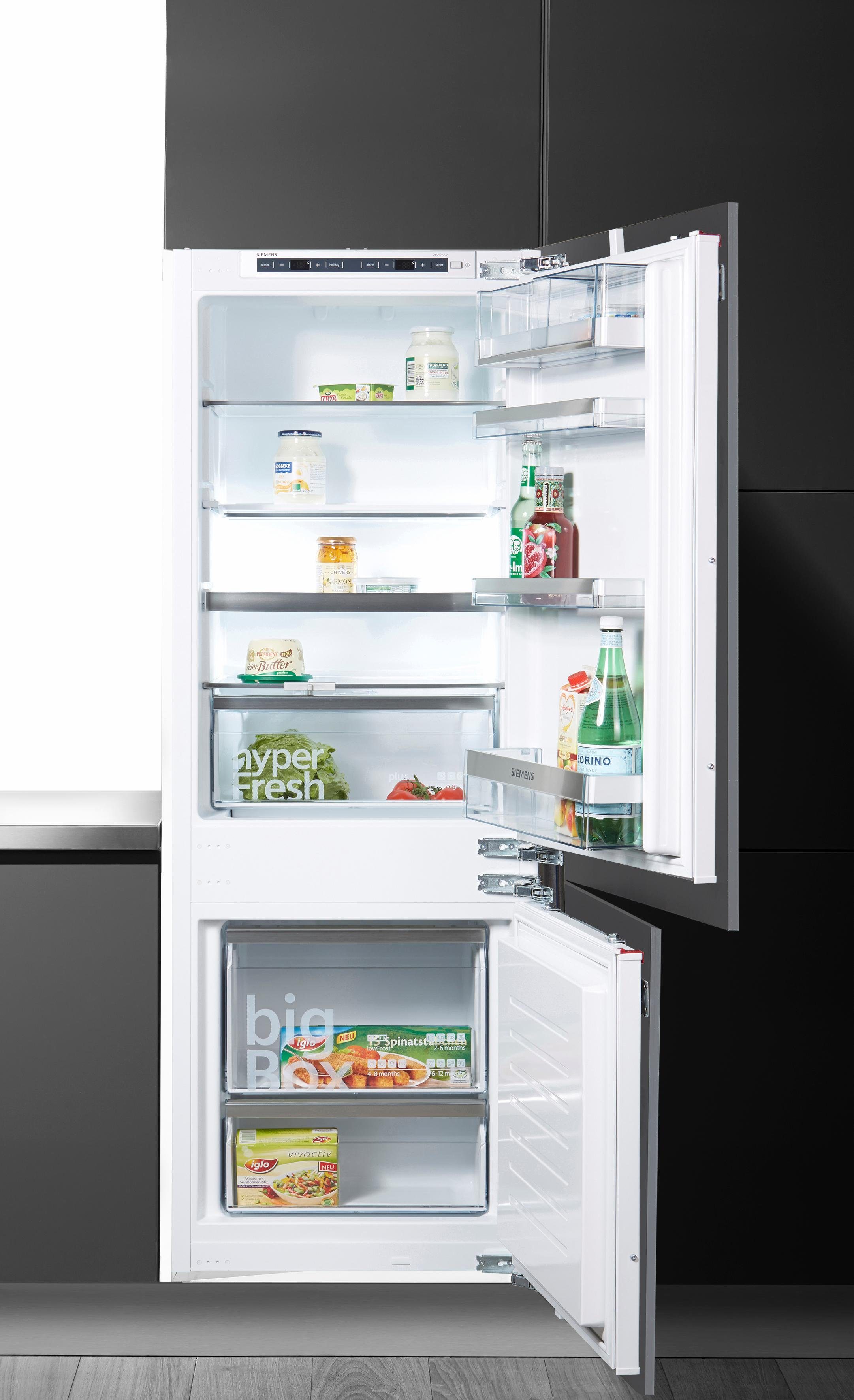 SIEMENS Einbaukühlgefrierkombination iQ500 KI77SAD30, 157,8 cm hoch, 55 ...