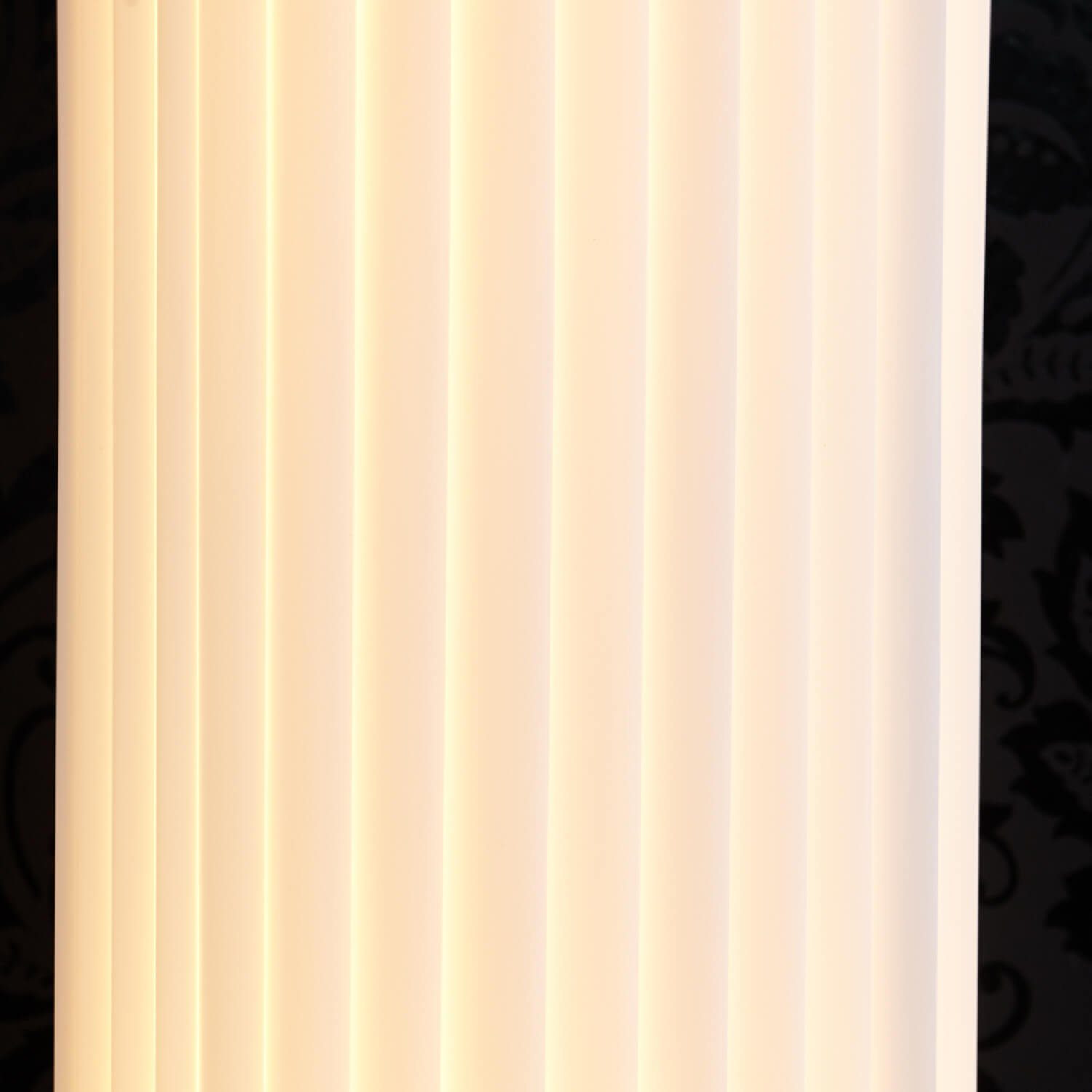ohne Design Weiß Stehlampe Licht-Erlebnisse 200 Bauhaus cm BEGA, Leuchtmittel, hoch Wohnzimmerlampe Latex