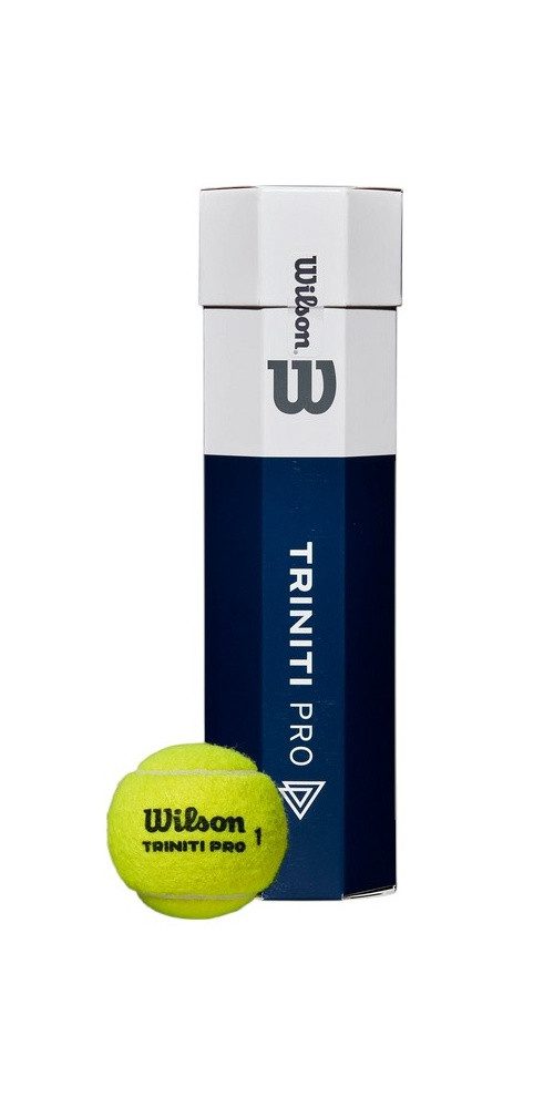 Wilson Tennisball Triniti Pro (wiederverwertbare Verpackung) Dose 4er