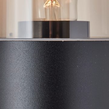 Brilliant Außen-Wandleuchte 2-flammig, Aluminium, schwarz, 20W, IP44, wassergeschützt, G, L125mm, wassergeschützt