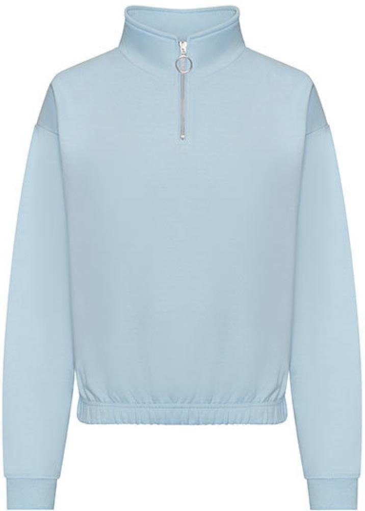 Sweatshirt Women´s Cropped 1/4 Zip Damen Sweatshirt