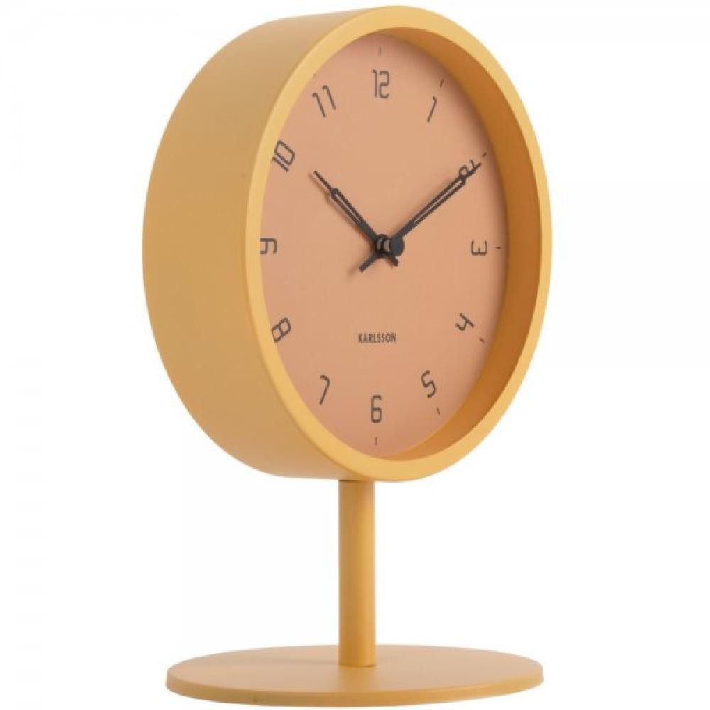 Karlsson Uhr Tischuhr Stark Iron Matt Honey Yellow günstig online kaufen