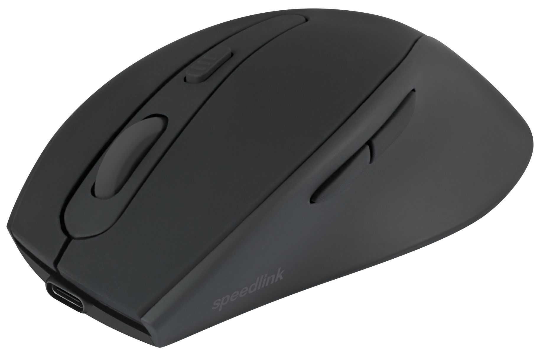 Speedlink AXON geräuscharm, antibakteriell, wiederaufladbar, kabellos, USB-A/-C Maus
