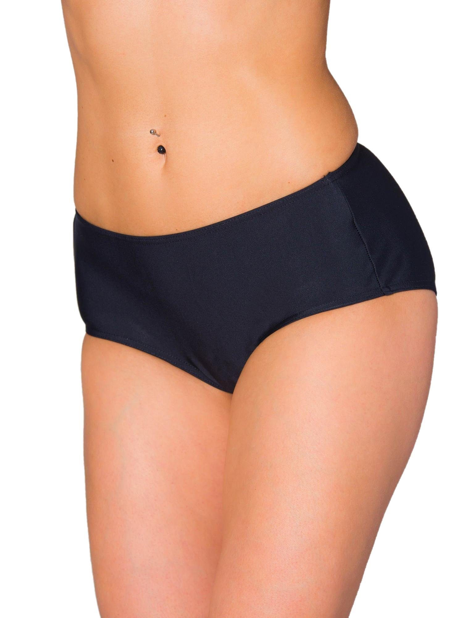 Bikini-Hose Aquarti Damen Bikinihose mit Mittelhohem Bund