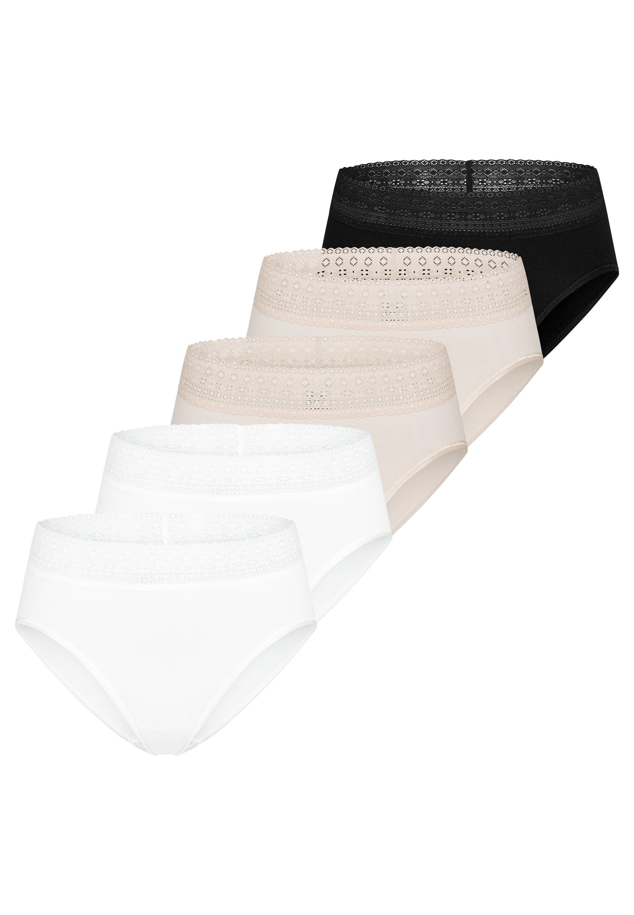 Taillenslip 5er Pack Modal Lace