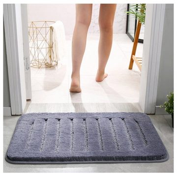 Teppich Luxuriöse Hochflorige Dicke Badematte – Sternenhotel-Qualität, AUKUU, 40*60cm, Geeignet für Eingang, Badewanne, Schlafzimmer