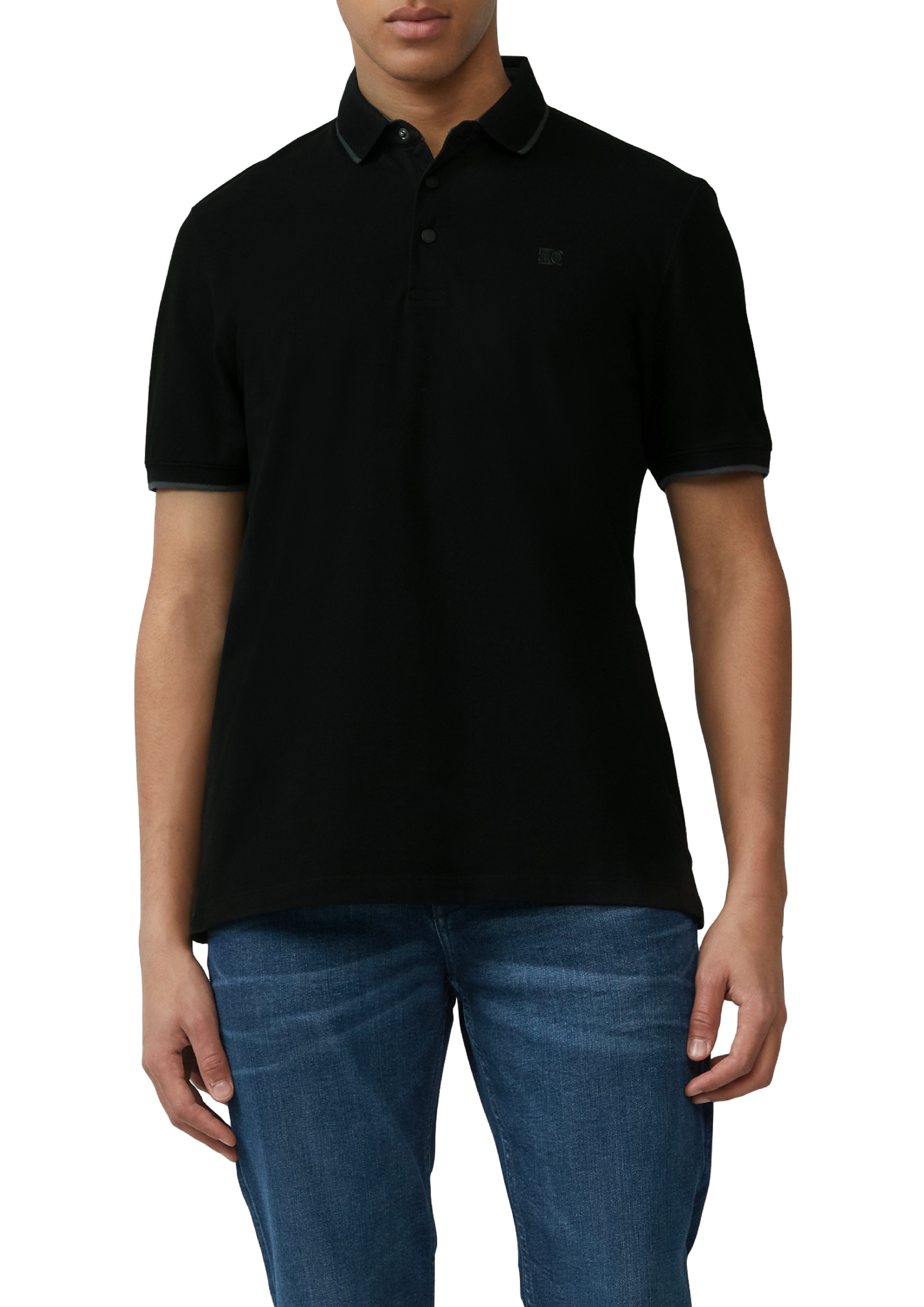 s.Oliver Poloshirt mit Kontrast-Details