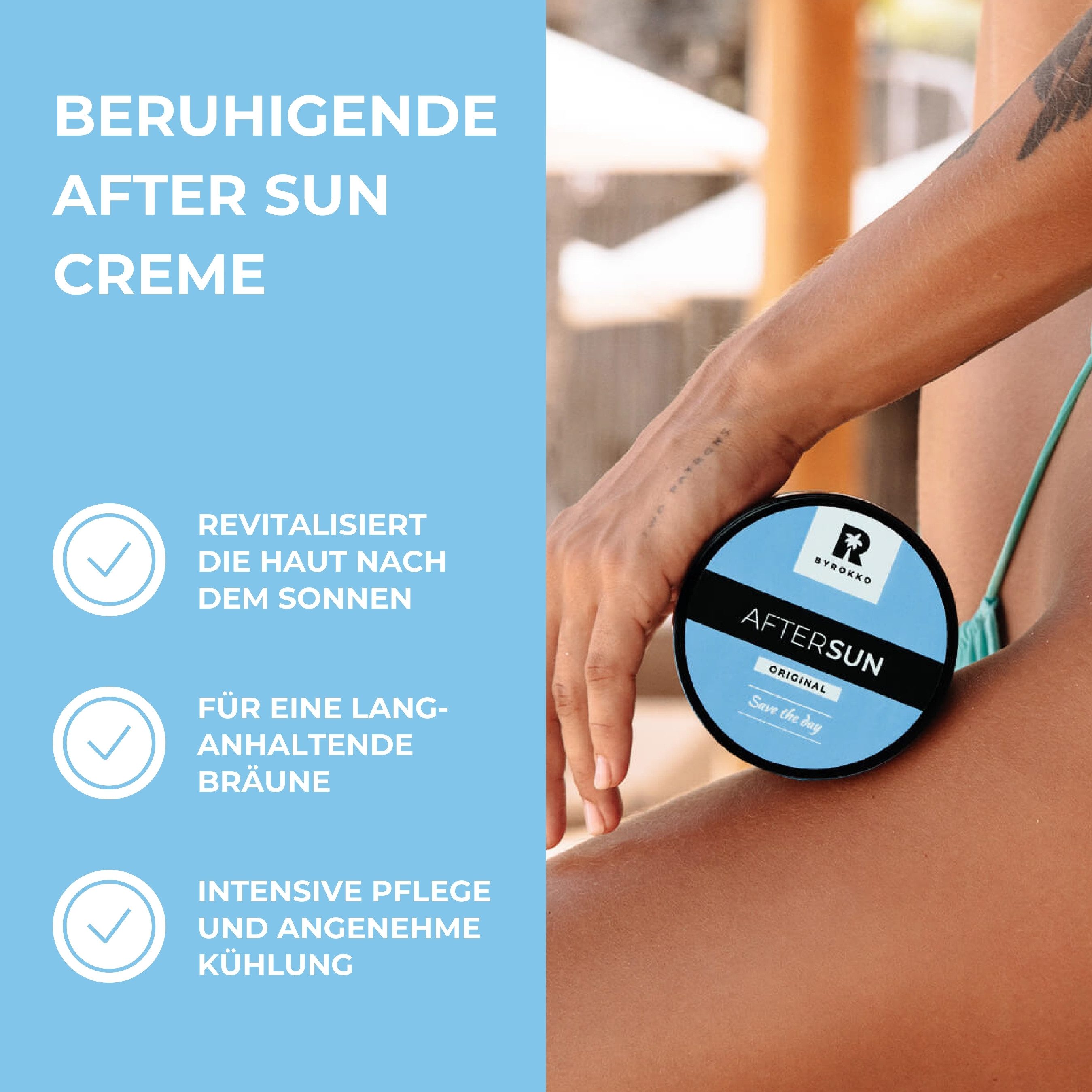 BYROKKO After Sun BYROKKO After Sun – schnell einziehendes, kühlendes After-Tanning Gel, 1-tlg.