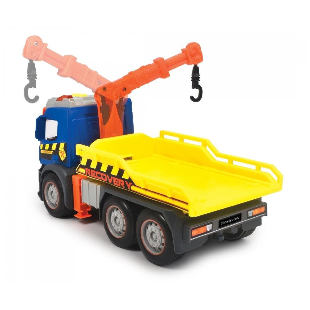 Dickie Toys Spielzeug-Abschlepper Action Truck Recovery, inkl. Auto, beweglicher Kran, Sound, Warnlicht
