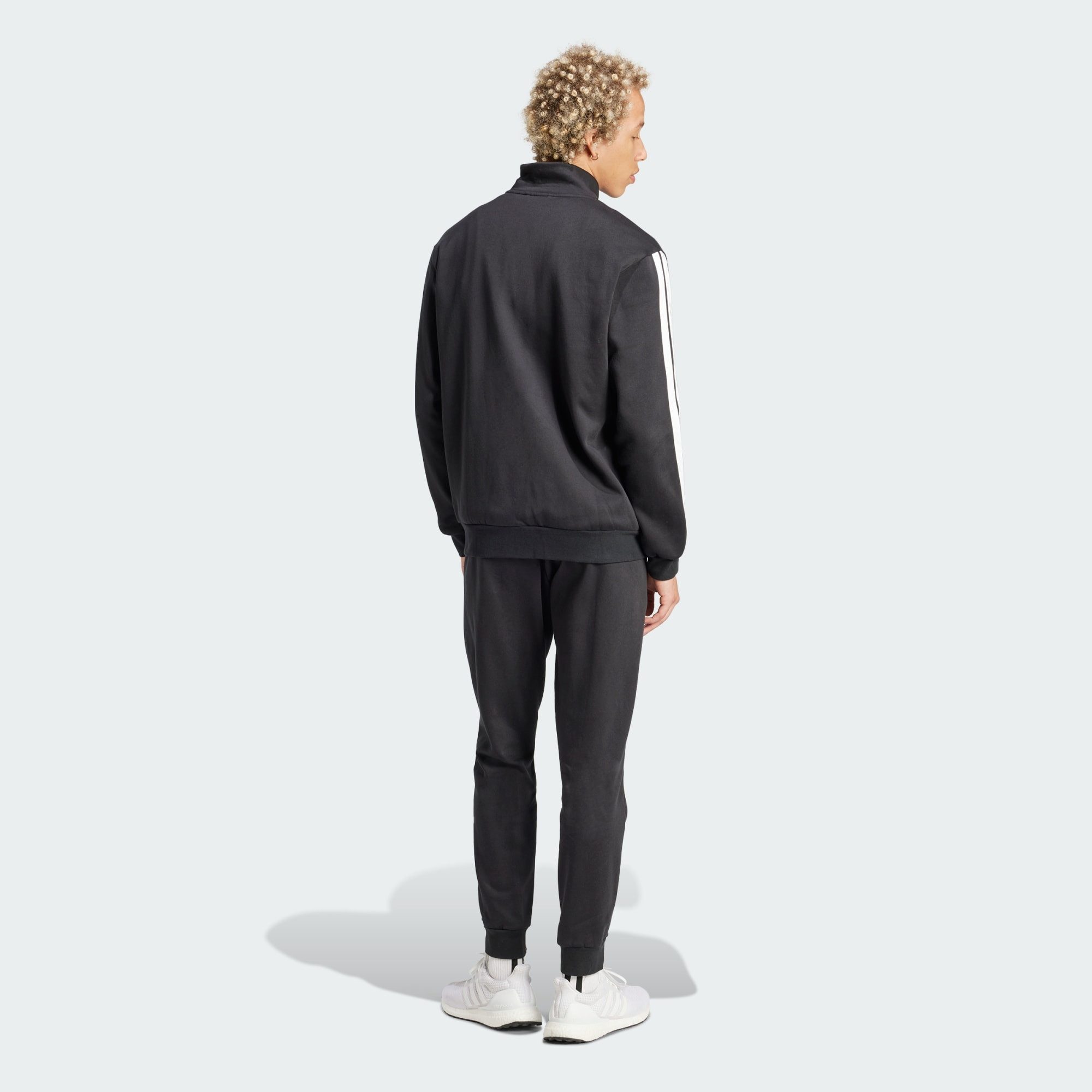 adidas Sportswear Trainingsanzug 3-STREIFEN FLEECE TRAININGSANZUG (1-tlg) günstig online kaufen