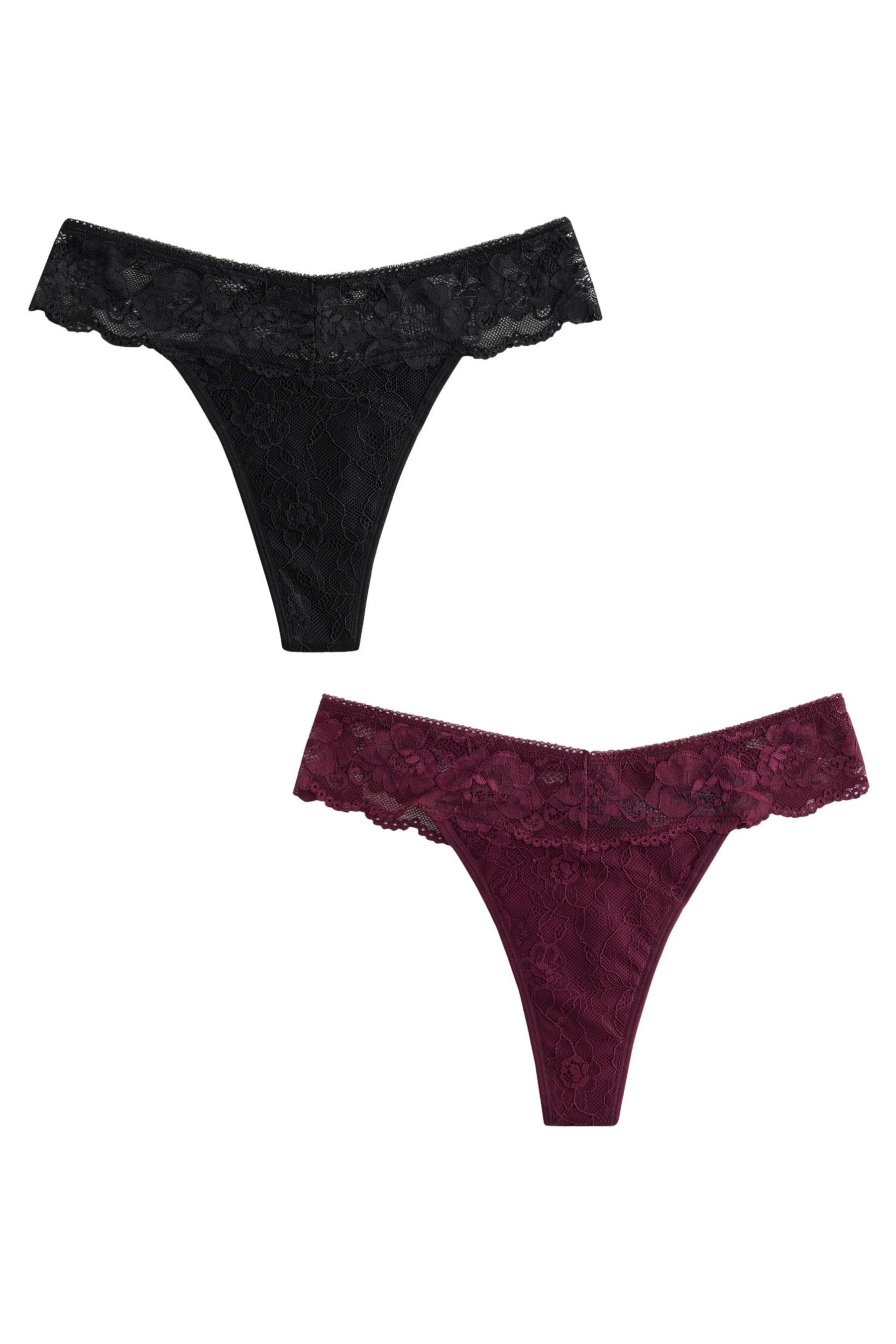 Next String Hygiene-Slip mittelstarke Periode, Tanga 2er-Pack (2-St)
