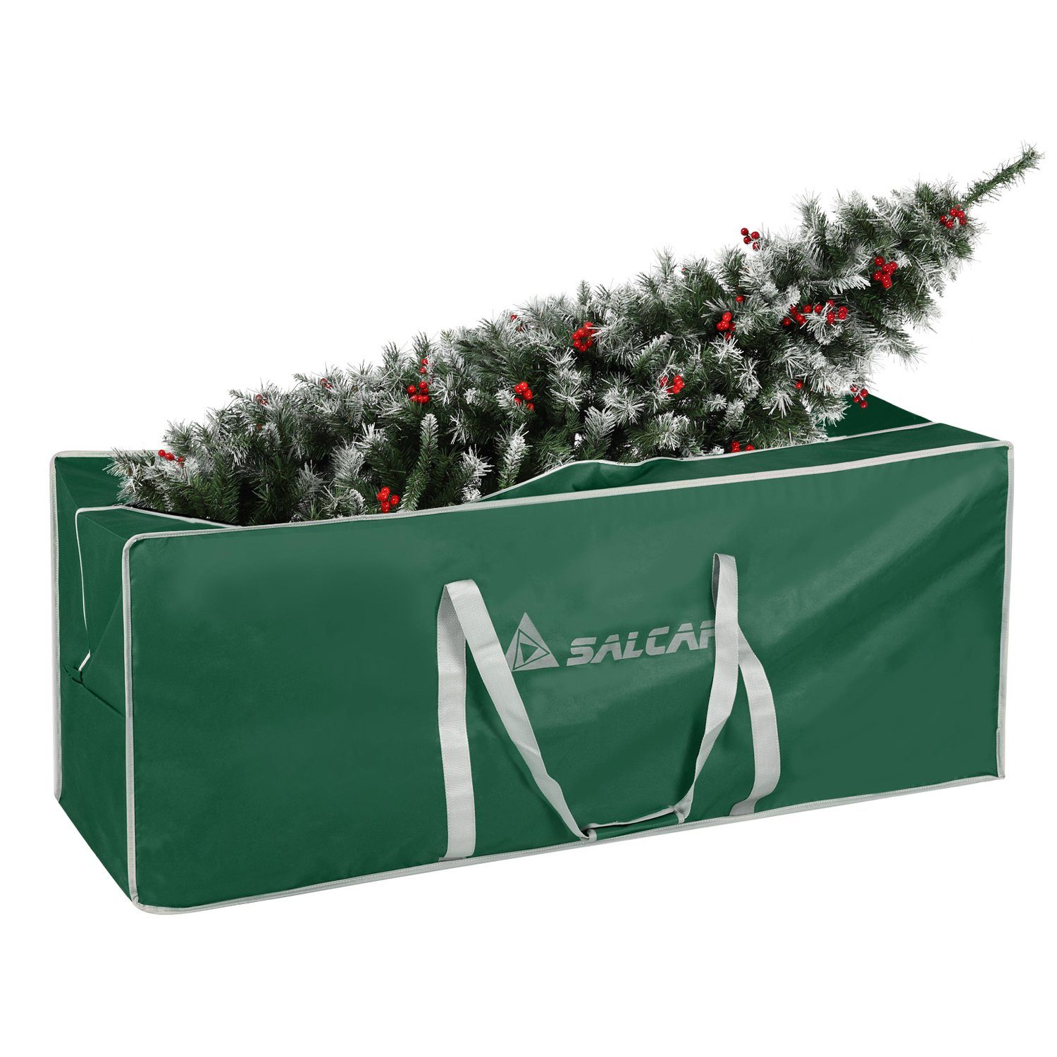Salcar Aufbewahrungstasche für Weihnachtsbaum Künstlich − für zerlegbare Bäume bis zu 270 cm, 150 x 50 x 60 cm extra große Aufbewahrungstasche