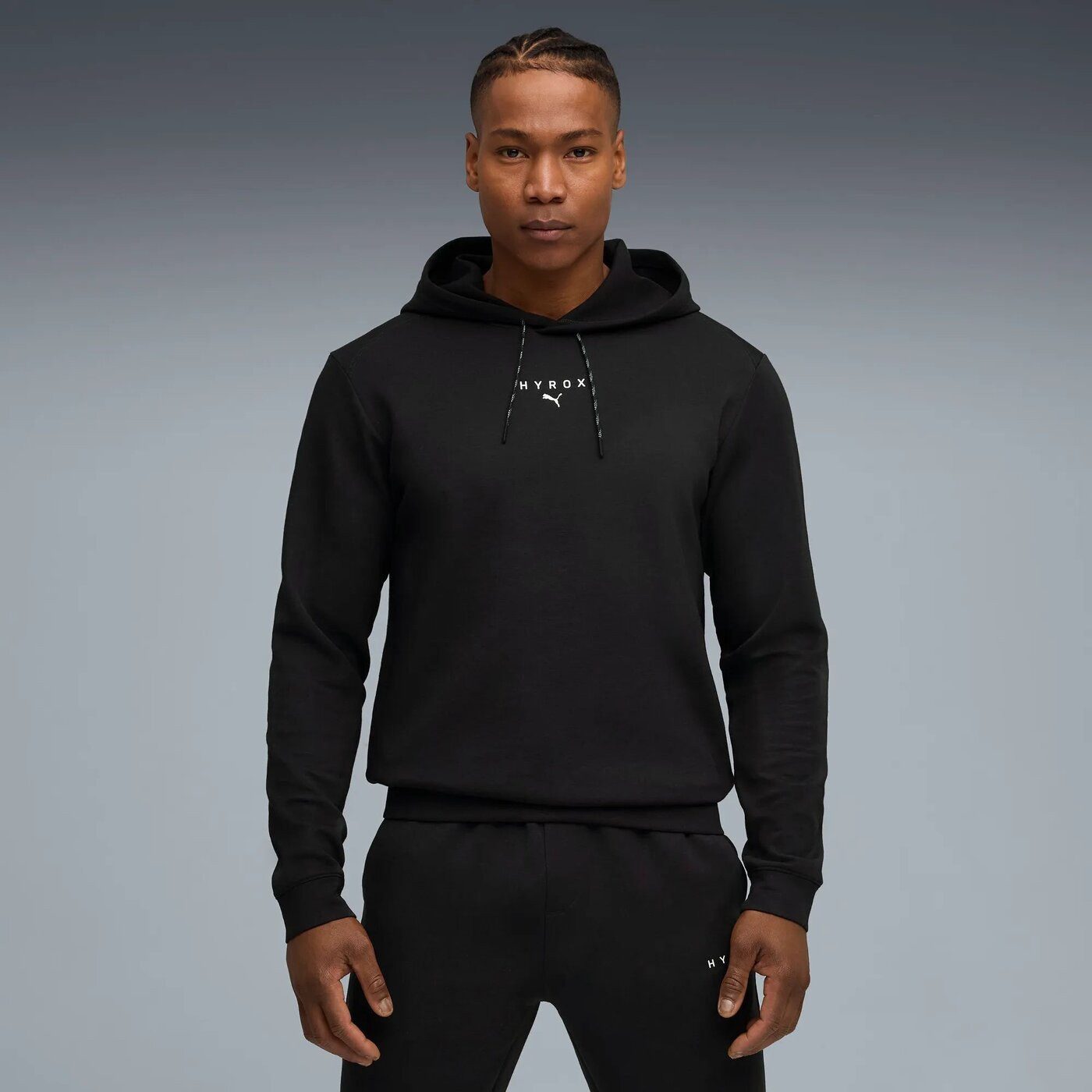 PUMA Kapuzensweatjacke M PUMA x HYROX CLOUDSPUN HOODIE PUMA BLACK