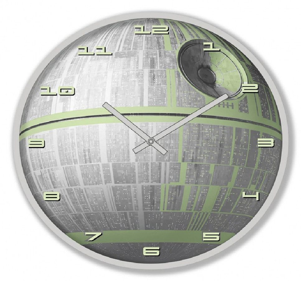 Star Wars Uhr Star Wars Uhr Wanduhr Wall Clock Todesstern