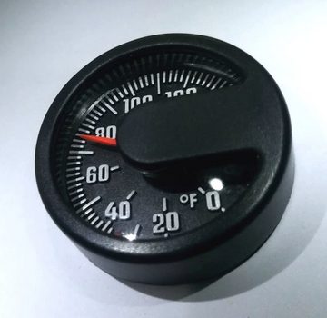 HR Autocomfort Raumthermometer Thermometer Fahrenheit Bimetall Relief Thermometer justierbar orig. 1978 Neuware