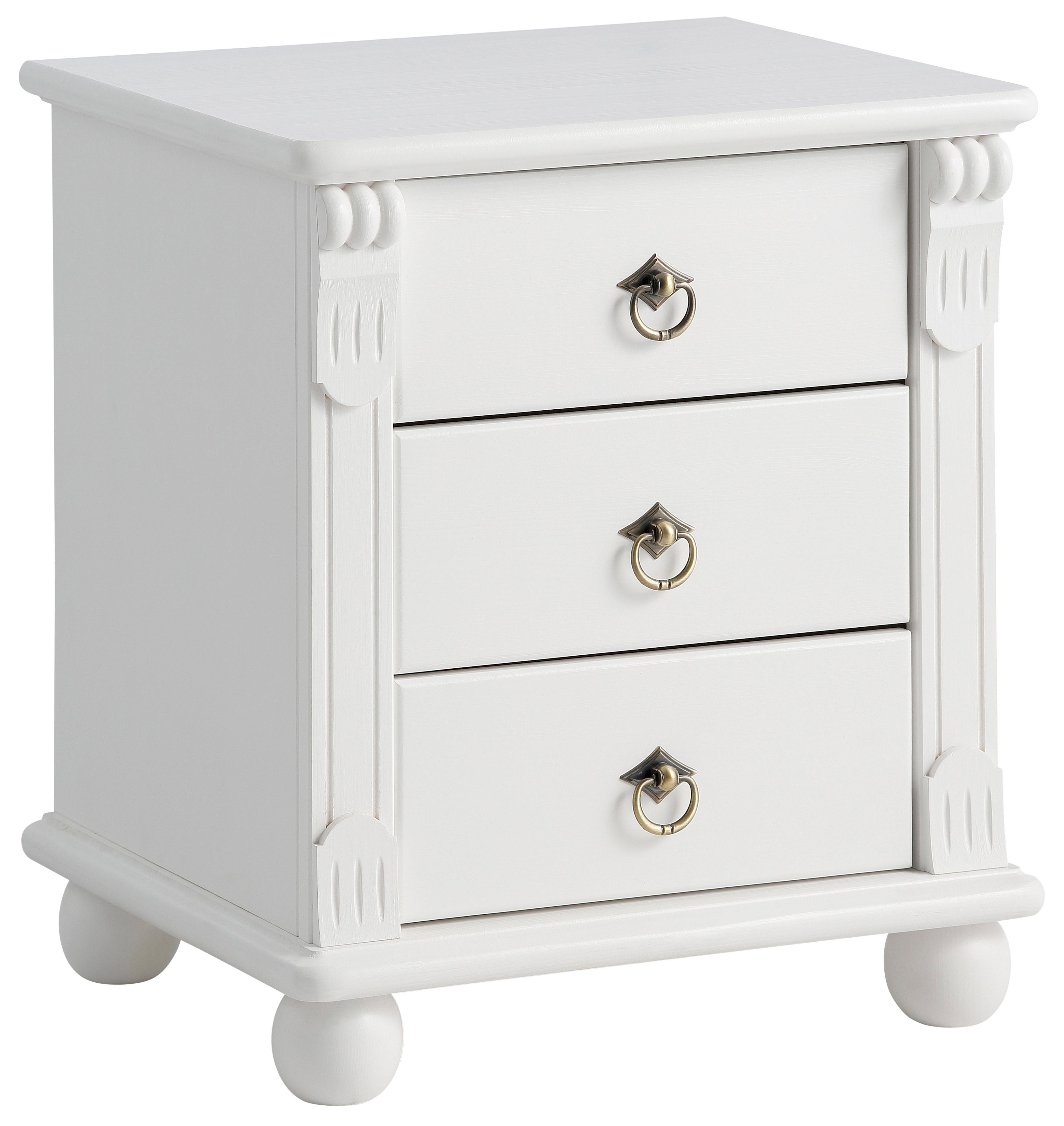 Home affaire Nachtkommode Tessin, aus massiver FSC®-zertifizierter Kiefer, mit 3 Schubladen