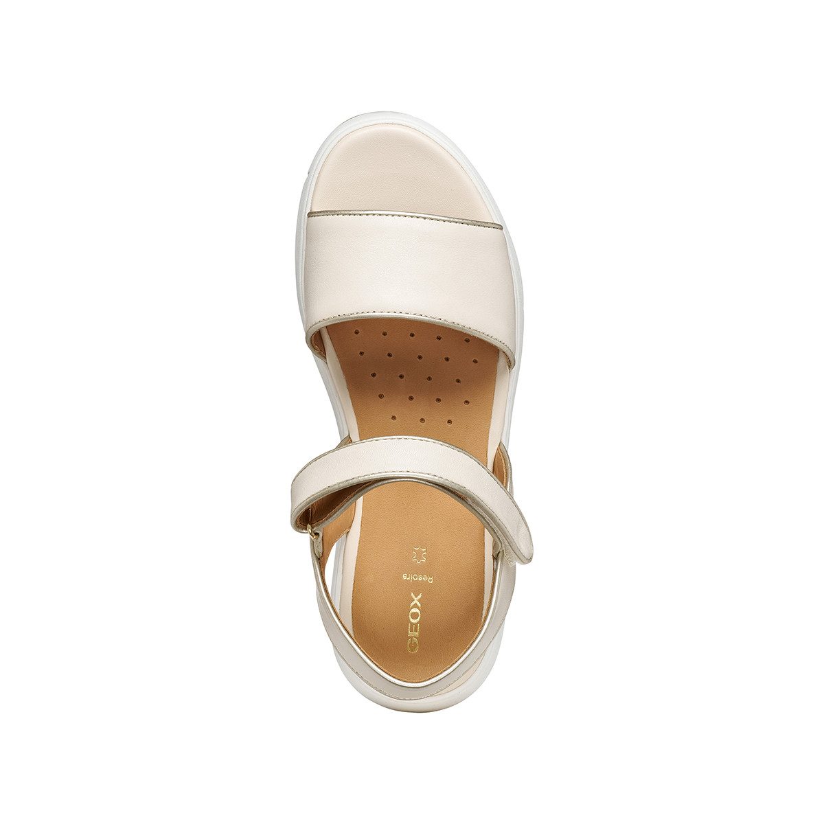 Geox GEOX NEBULA 2.0, Sandaletten, Weiß, Damen Sandalette