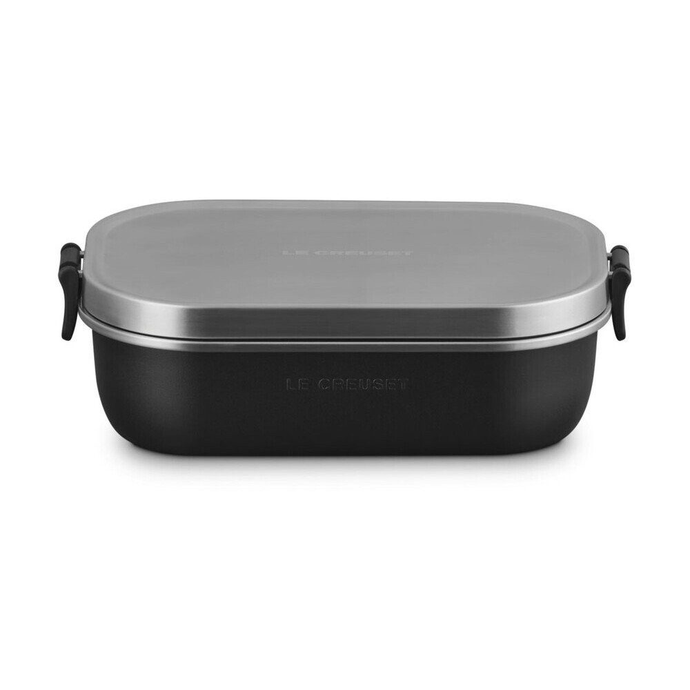 LE CREUSET Lunchbox Lunchbox 0,9 l On The Go Schwarz Matt, Edelstahl