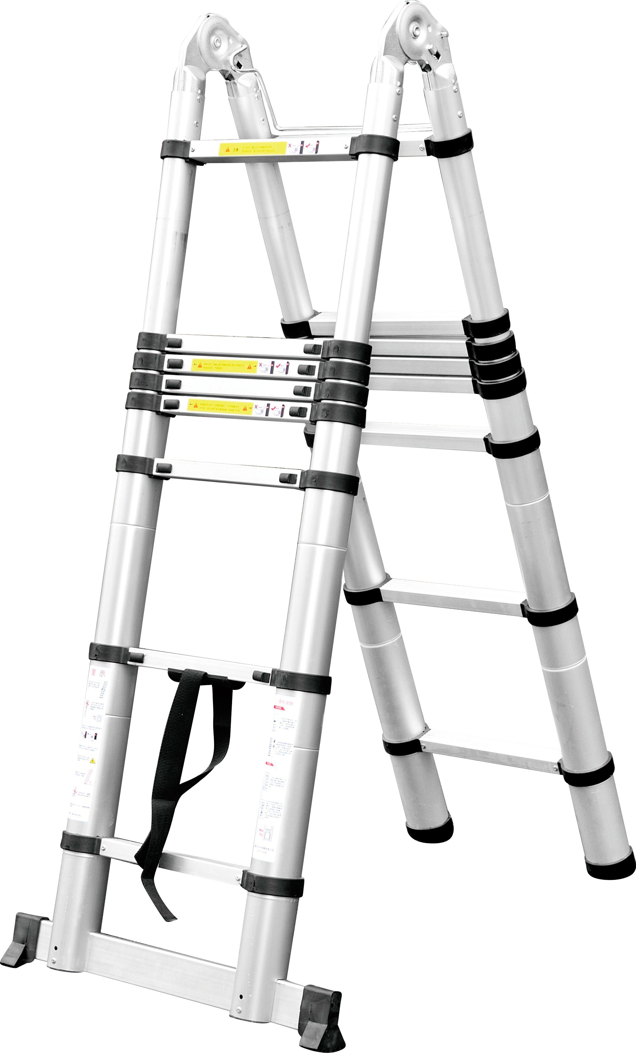 Teleskopleiter »Alu Klapp- und Anlegeleiter «, 2 x 2,2 m (Total 4.4 m) Teleskopleiter »Alu Klapp- und Anlegeleiter «, 2 x 2,2 m (Total 4.4 m)