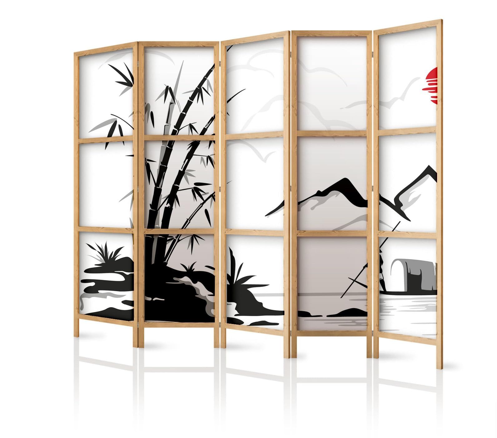 framed concept Paravent Raumteiler aus Holz, günstig online kaufen