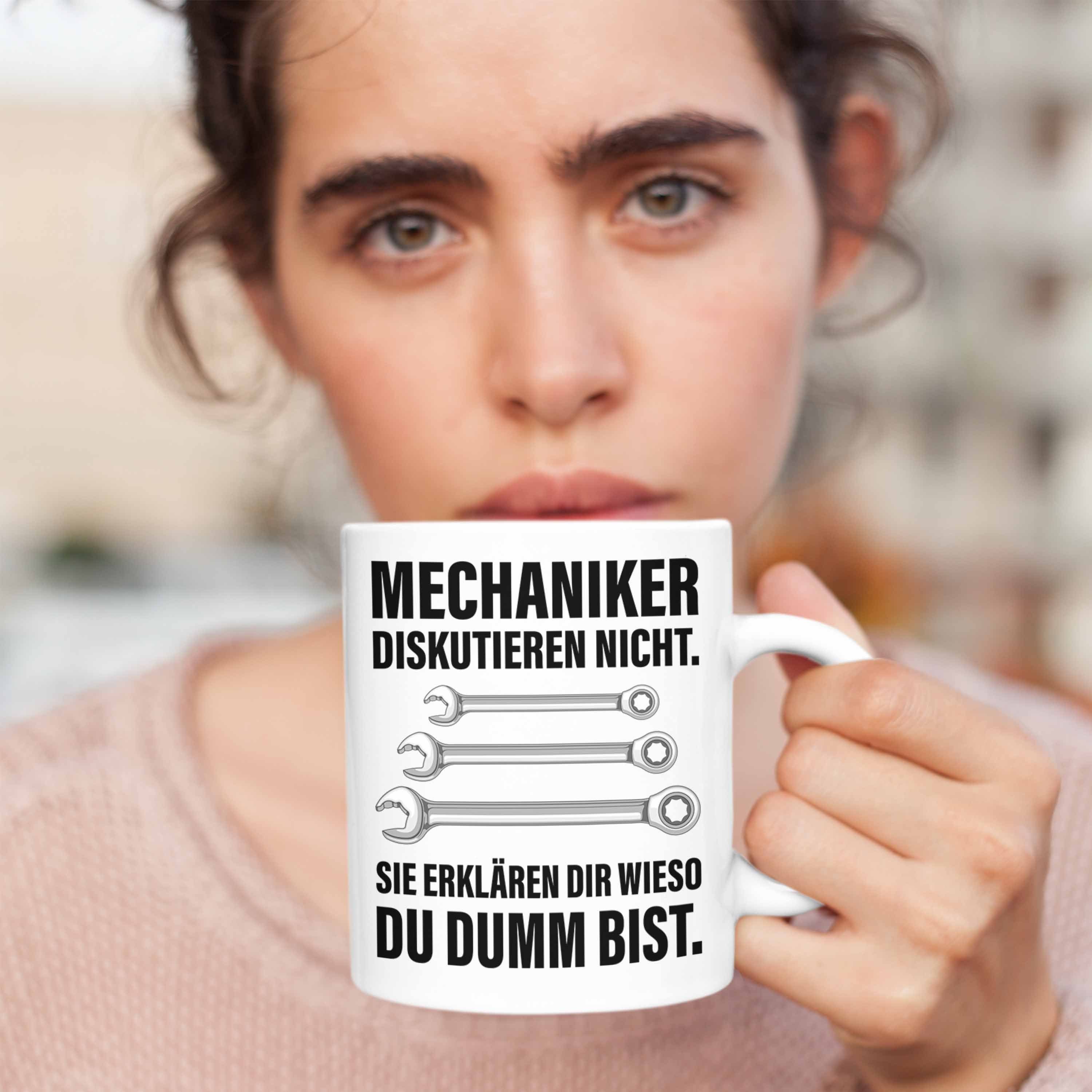 - Lustig Mechatroniker Mechaniker Tasse Trendation Tasse KFZ Automechaniker Tasse Weiss Geschenk Werkstatt Trendation