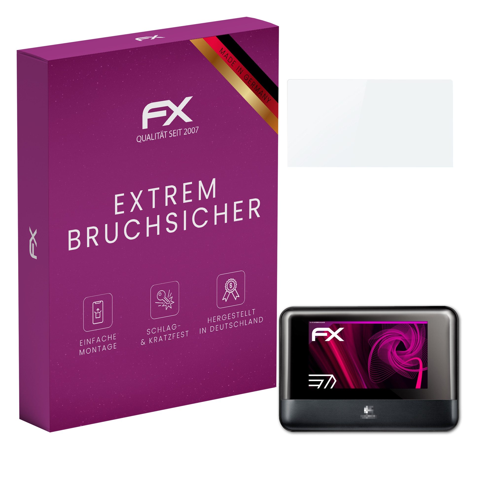 Schutzfolie Panzerglasfolie für Logitech Squeezebox Touch