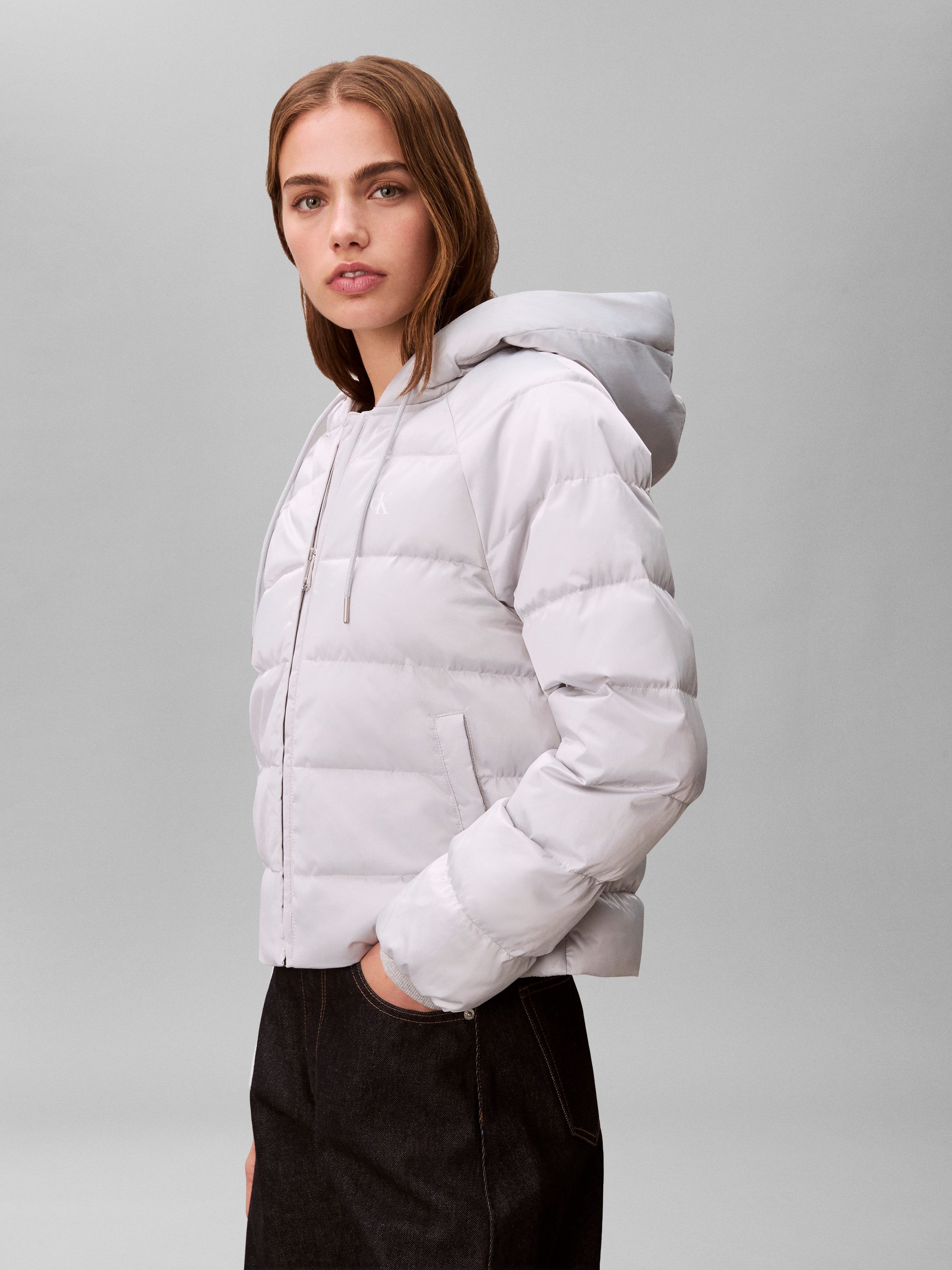 Calvin Klein Jeans Steppjacke Regular fit mit Rundhalsausschnitt