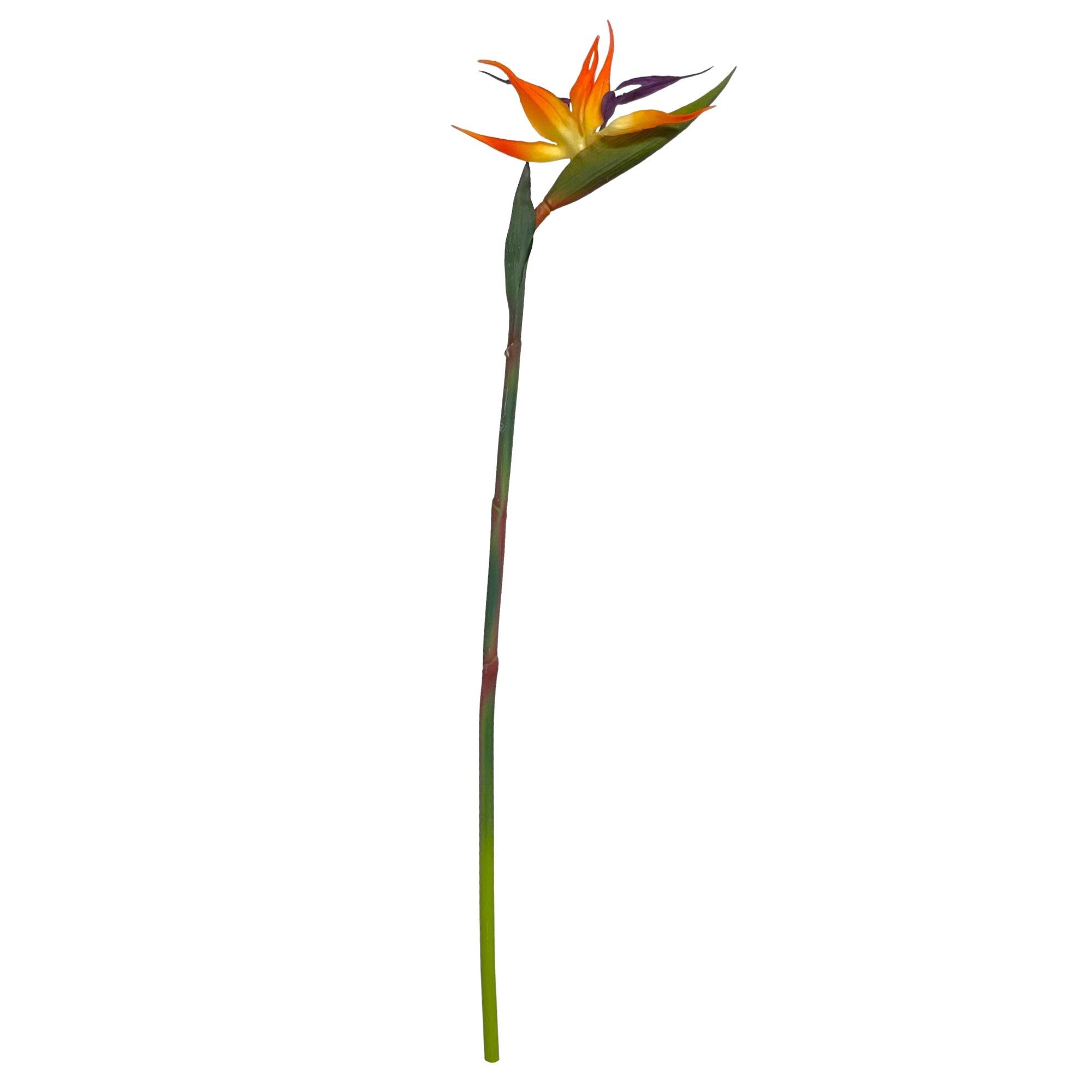 Kunstblume Künstliche Strelitzie ca. 60cm Paradiesvogelblume Papageienblume günstig online kaufen