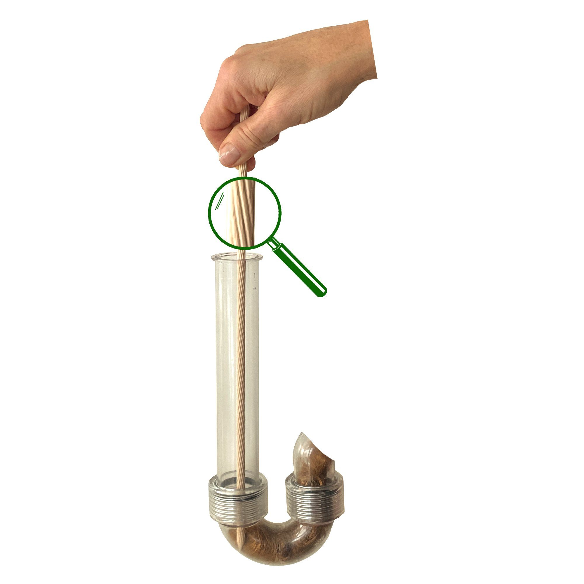 Twistout Abflussstab Abflussreiniger-Stäbe - Der ökologische Abflussstab - 8 Stäbe