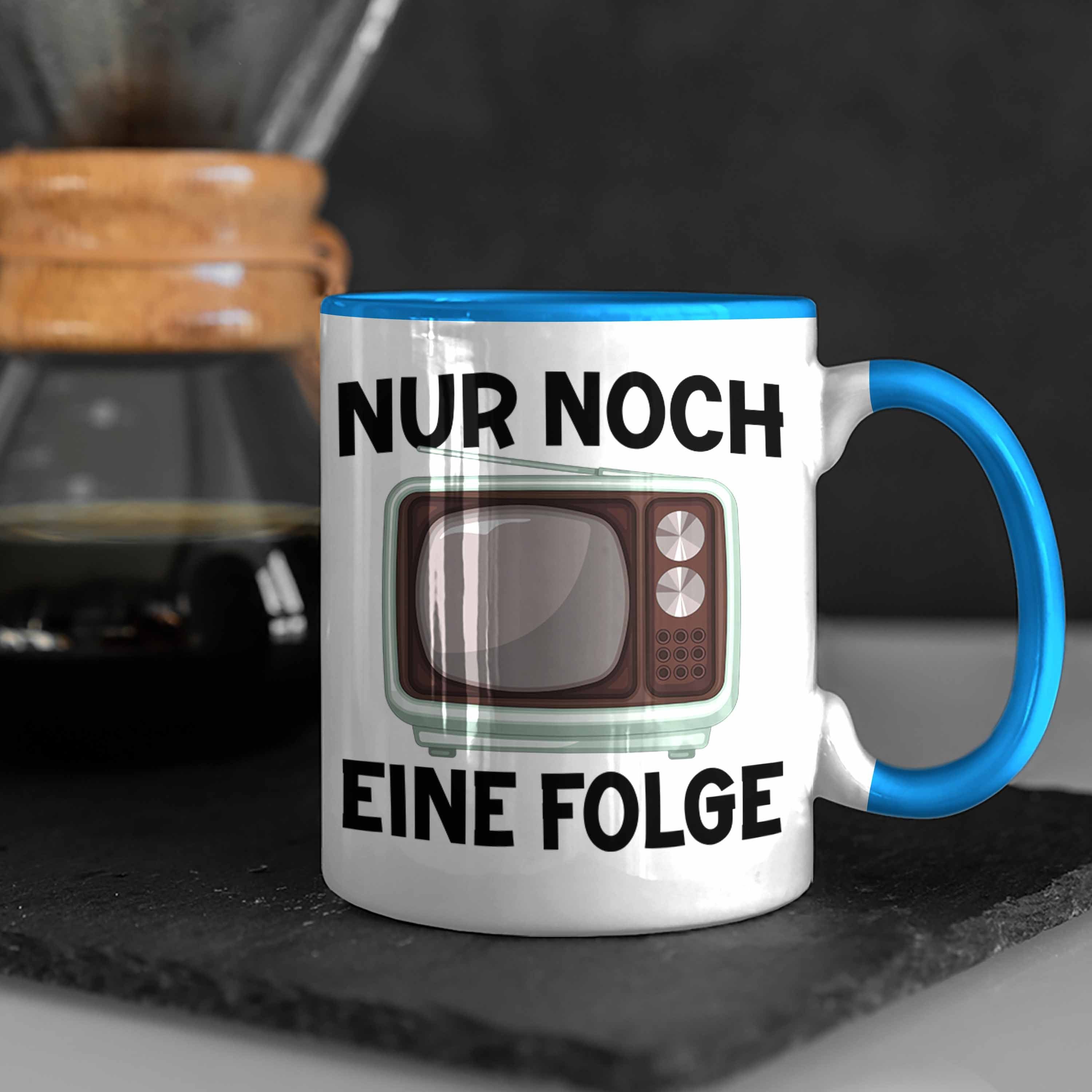 Gucker Trendation Serien Folge Blau Seri Geschenkidee Trendation Eine Nur Noch - Tasse Tasse