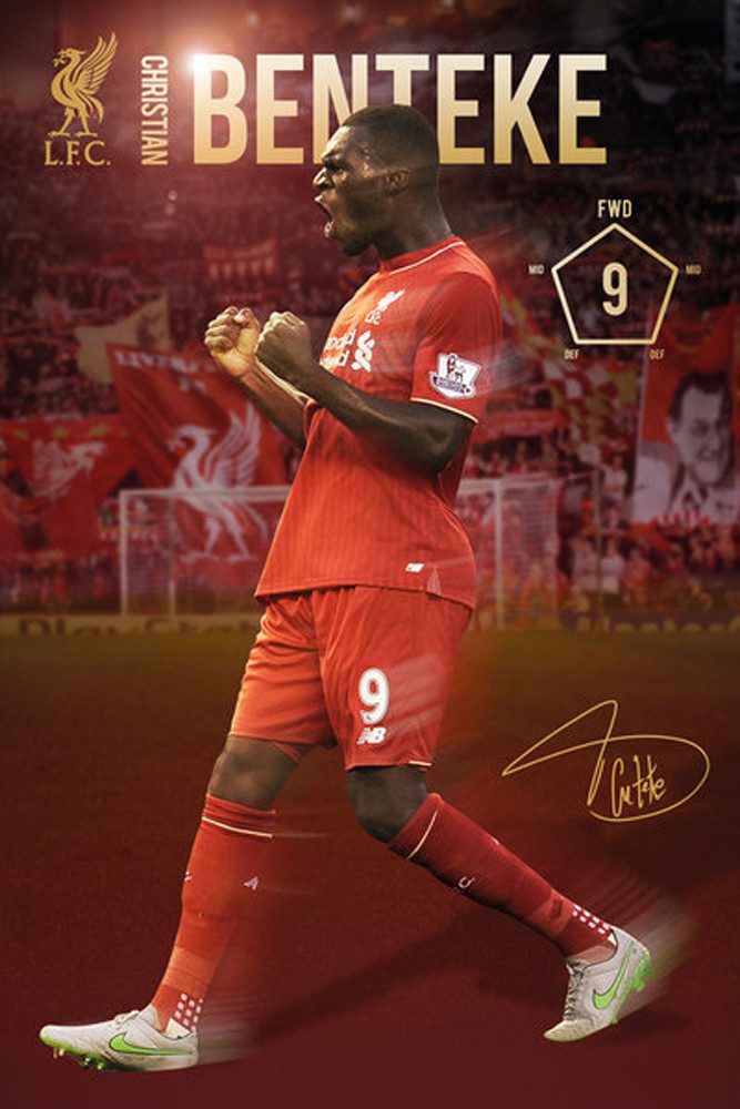 Poster Liverpool FC - Poster - Christian Benteke