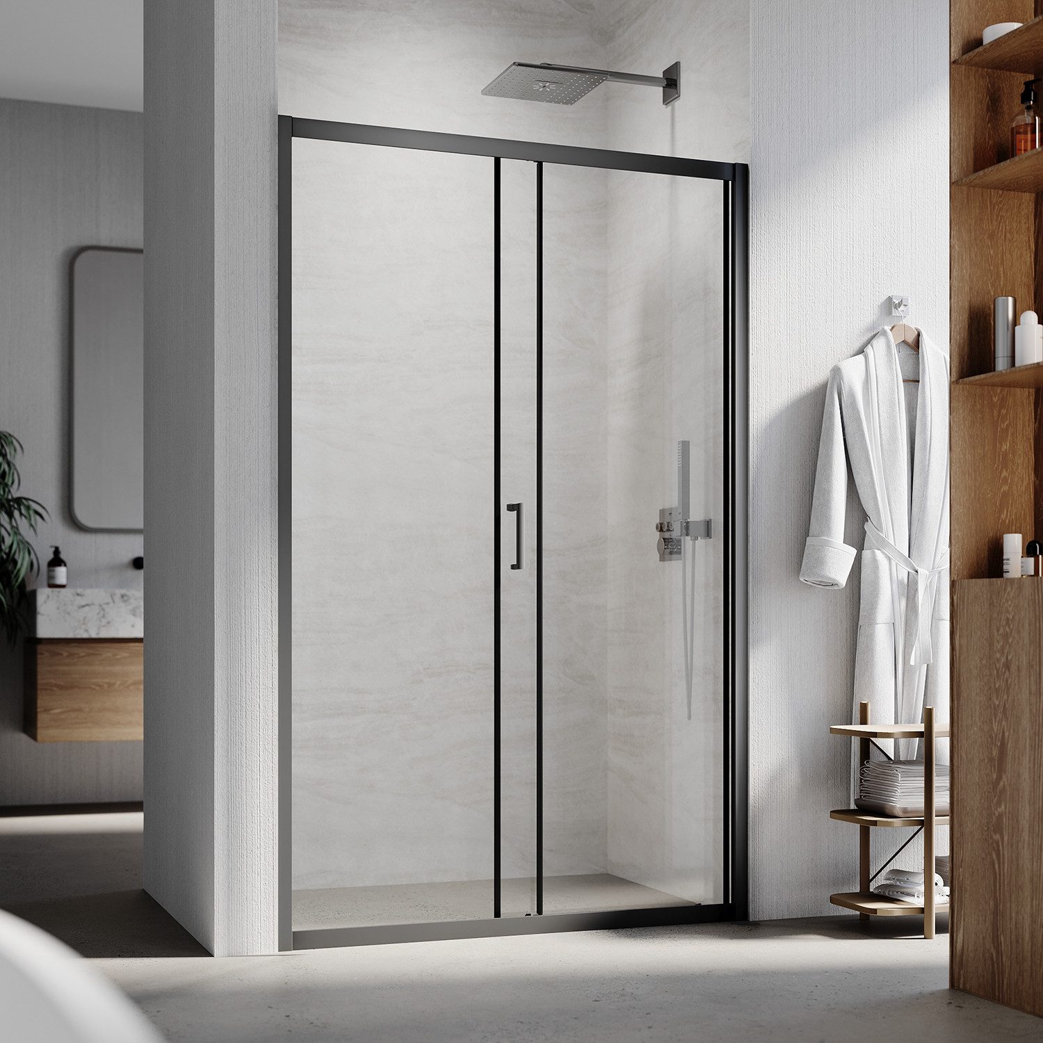 SONNI Dusch-Schiebetür Dusch-Schiebetür Duschschiebetür,Nischendusche,Dusch günstig online kaufen