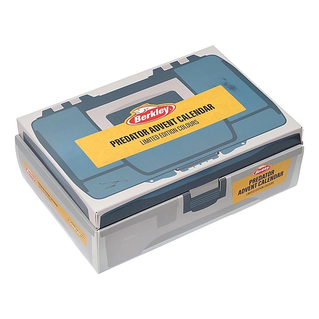 Berkley Kunstköder Predator Gift Box - Adventskalender - Barsch, Hecht, Zander - Geschenk, (24-St), 24 Türchen mit ausgewählten, limitierten Angelartikeln