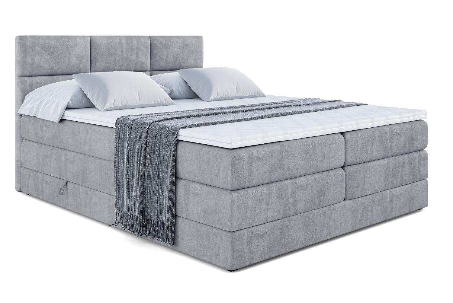 ALTDECOR Boxspringbett OHIO KING (Multipocket-Matratze H4, günstig online kaufen