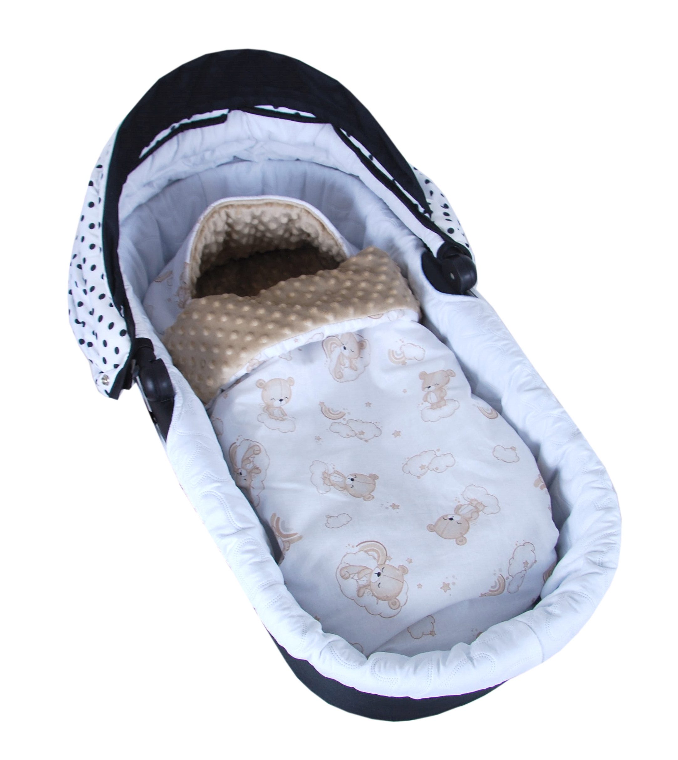 BabyLux Fußsack Sommerfußsack 90cm für Babyschale, Kinderwagen & Buggy Frühling Herbst